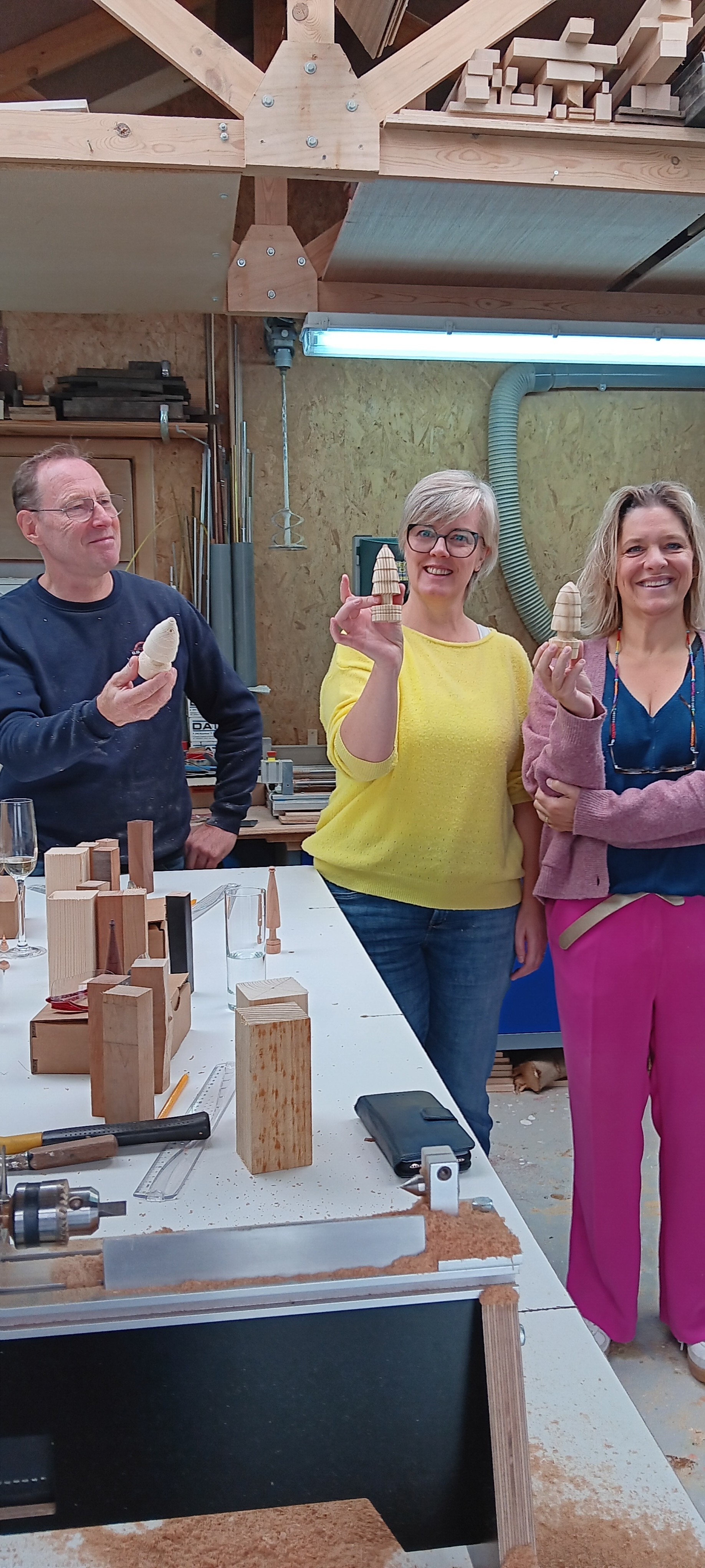 Workshop Houtdraaien - Kerstdecoratie - Foto