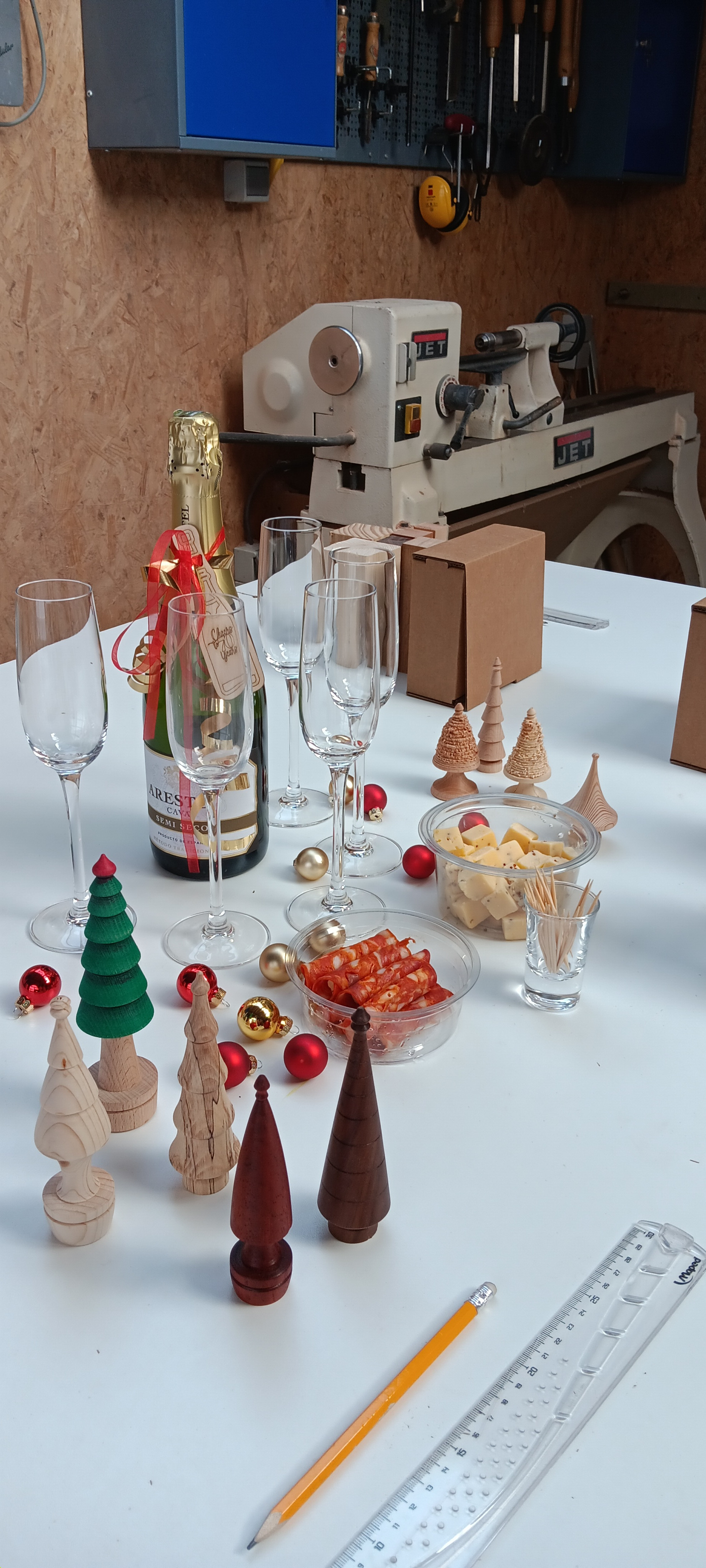 Workshop Houtdraaien - Kerstdecoratie - Foto