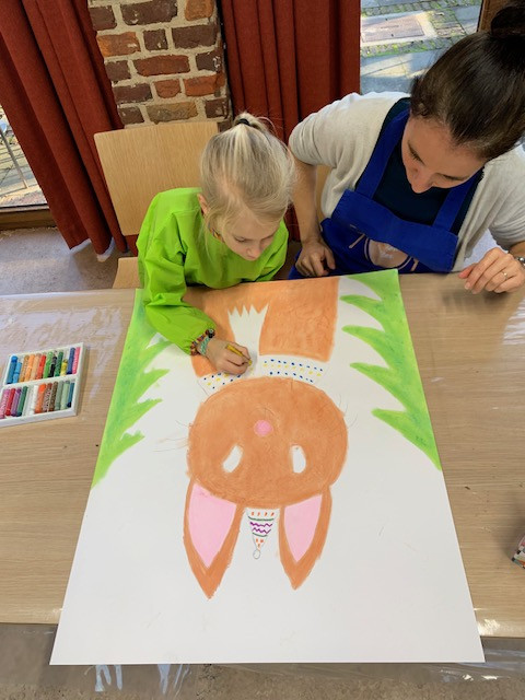 Oud-kind workshop Winterdier - Foto