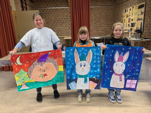 Oud-kind workshop Winterdier - Foto