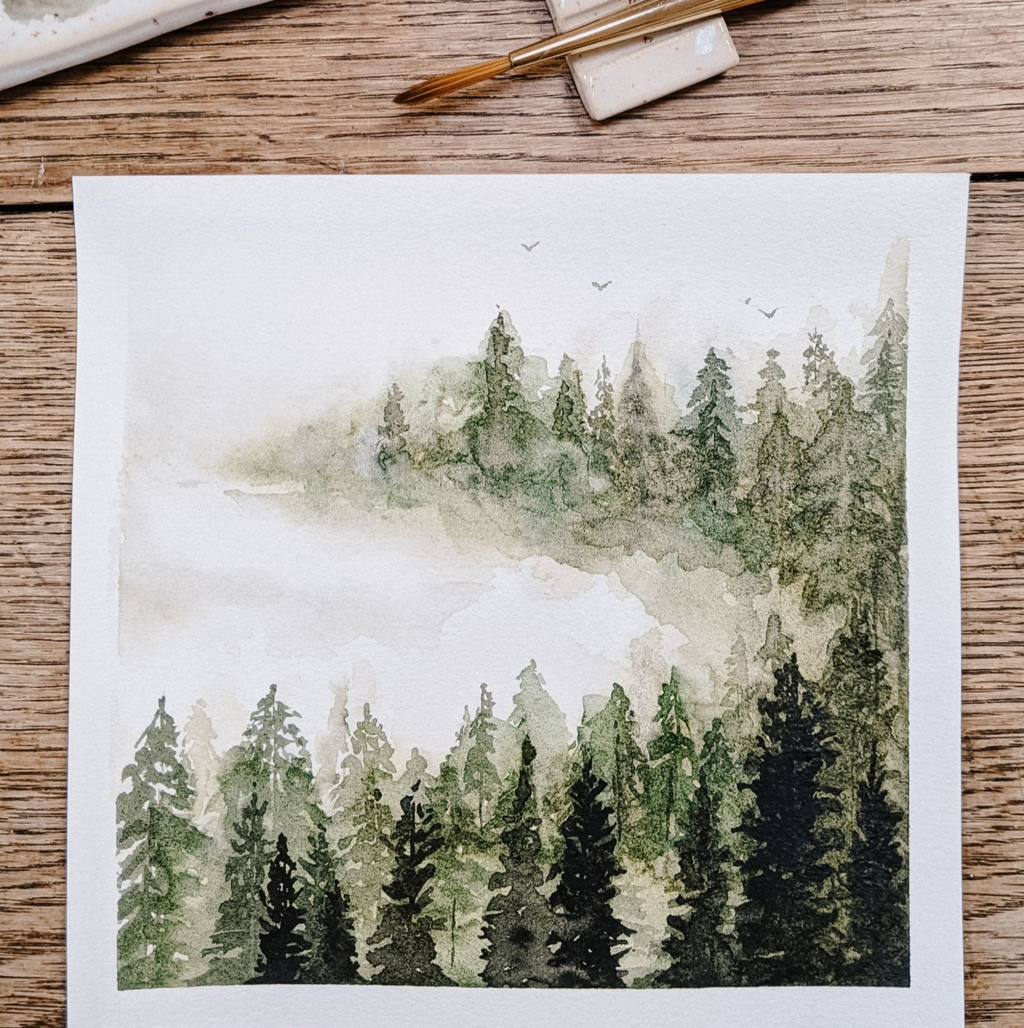 Workshop: Aquarel 'Dromerig winterlandschap' schilderen!