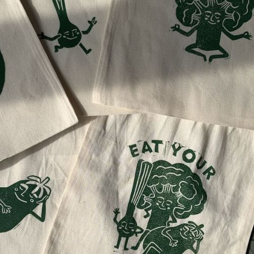 Linoprinten in groep - Foto