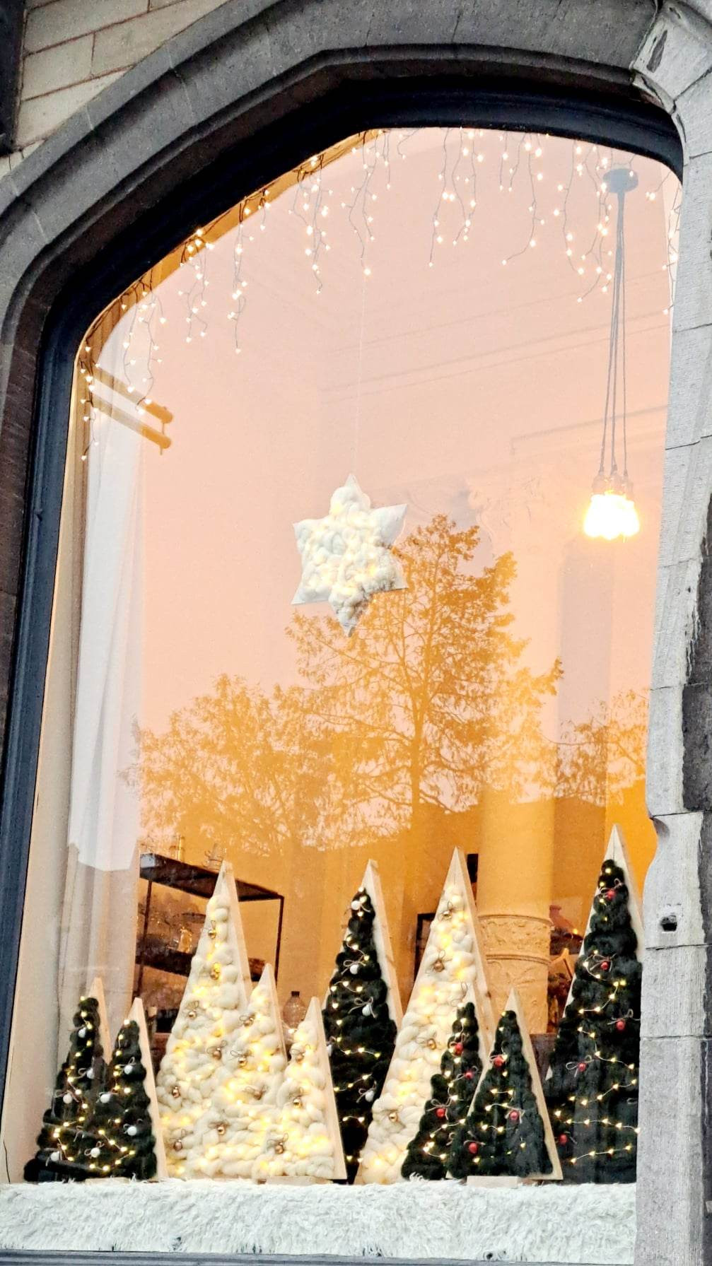 Workshop houten kerstster met lontwol - Foto