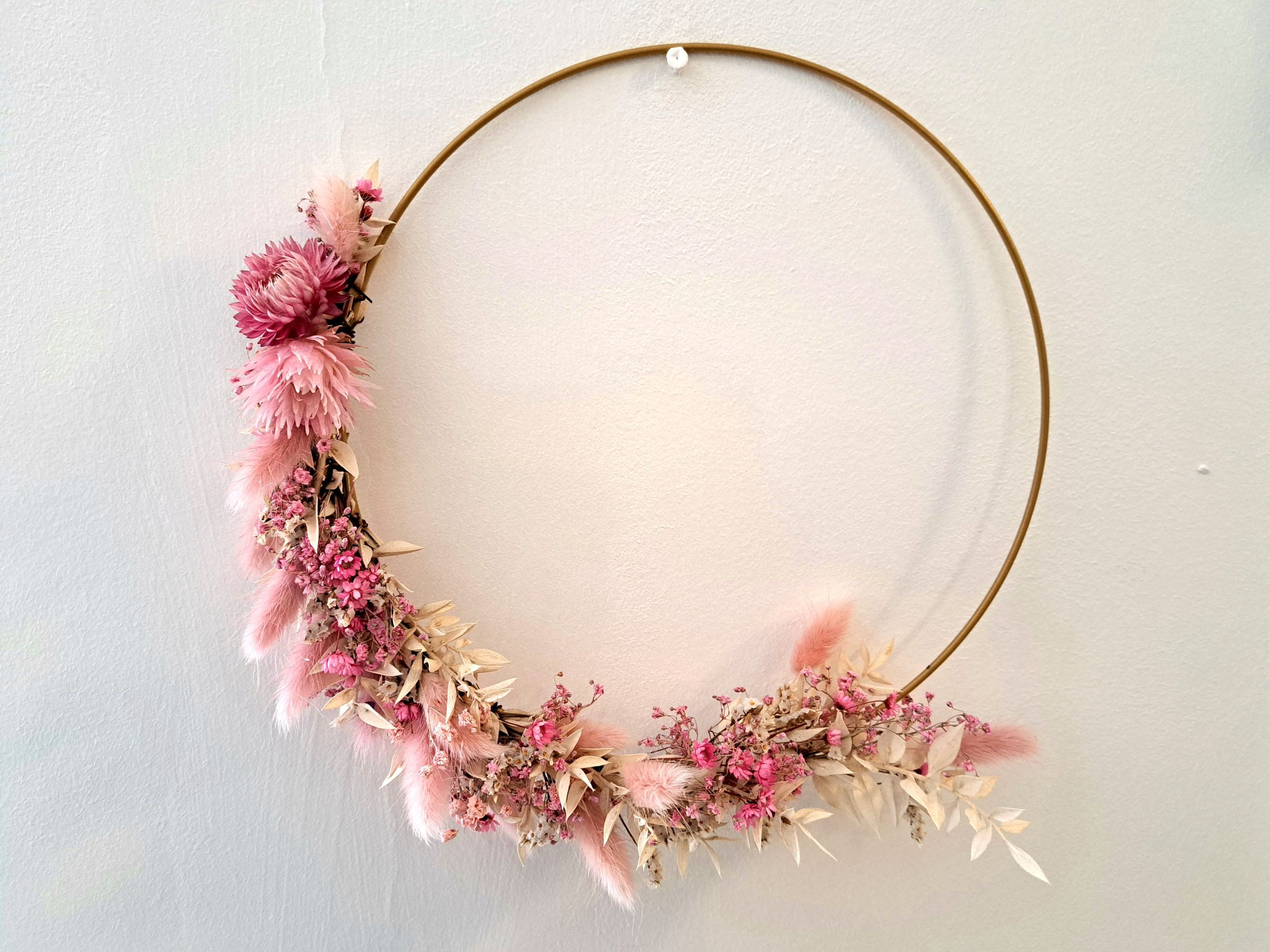 Floral Hoop - Droogbloemenkrans - Foto