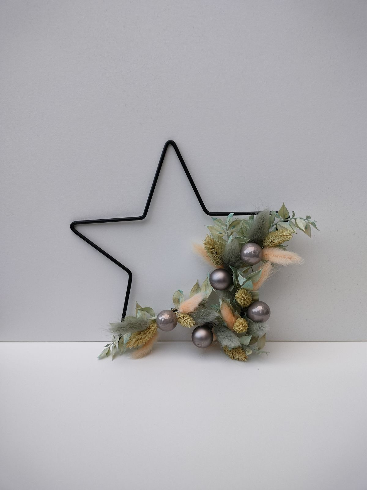 DIY Box Mini Kerstster Floral Hoop - Foto