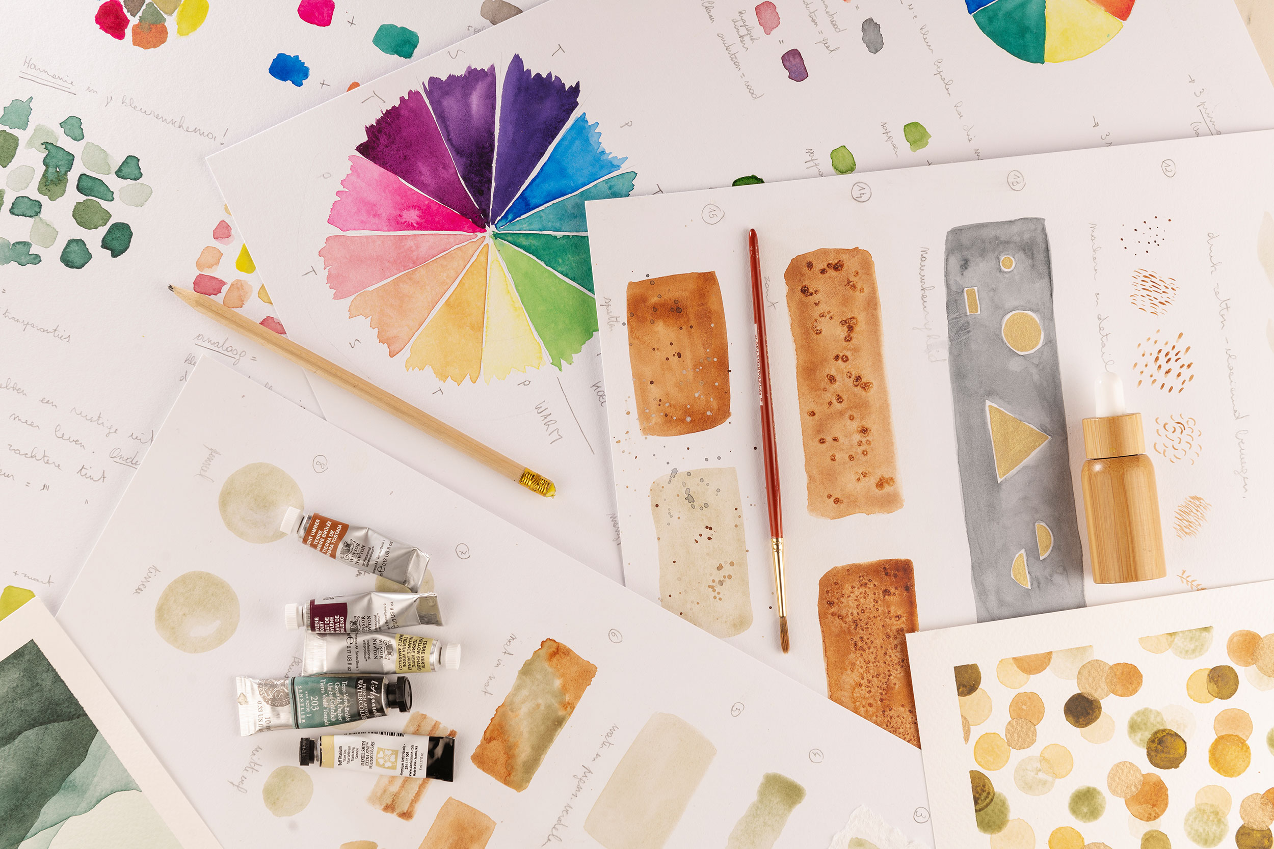 Kennismaken met aquarel workshop - Foto