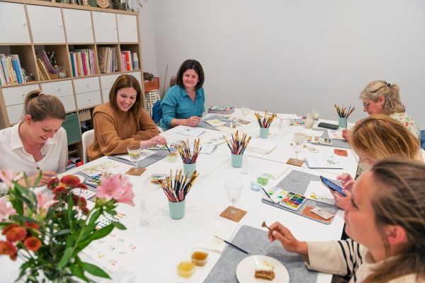 Kennismaken met aquarel workshop - Foto