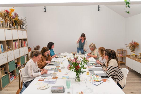 Geboortebloemen in Aquarel Dagworkshop - Foto