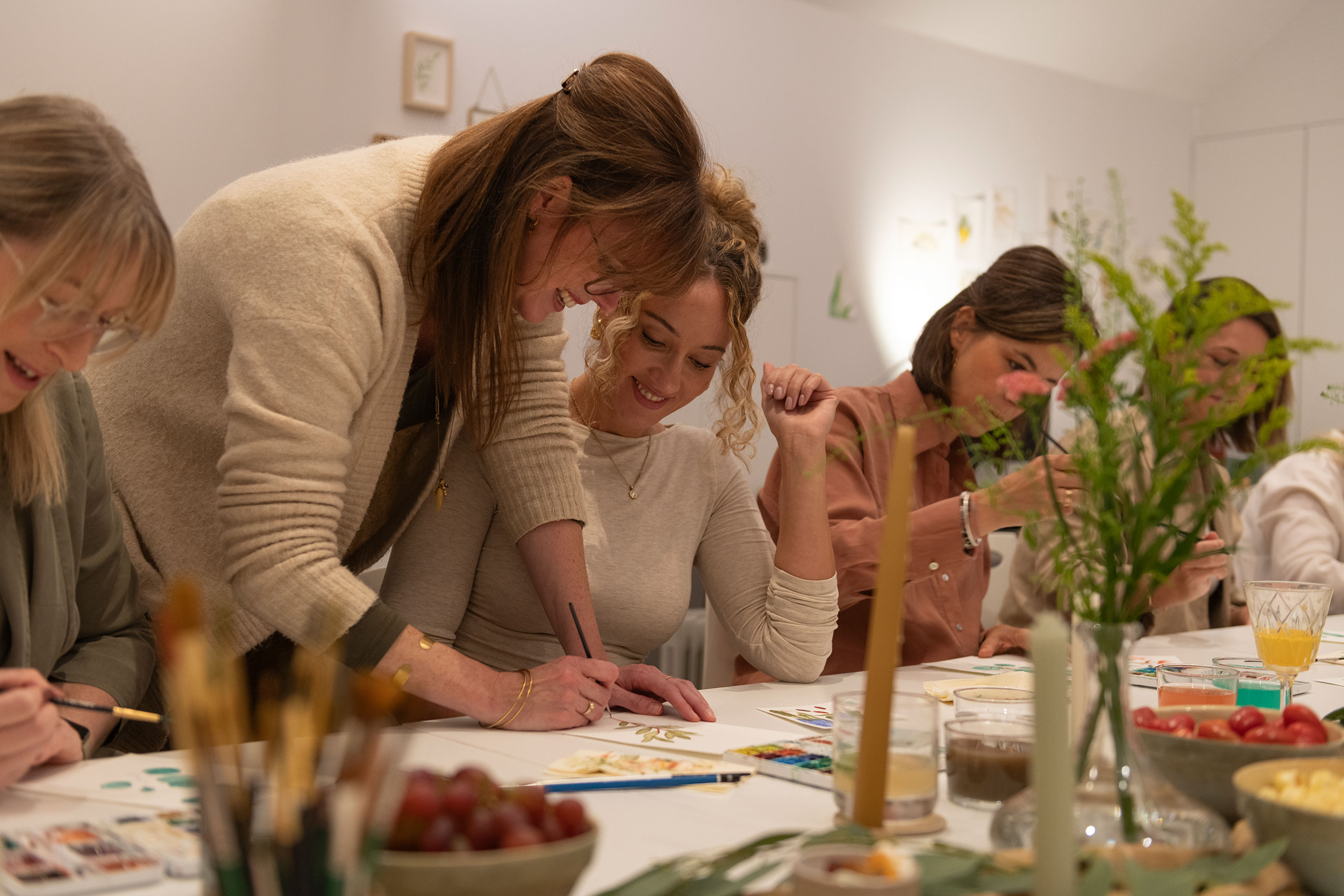 Bomen in Aquarel workshop - Foto