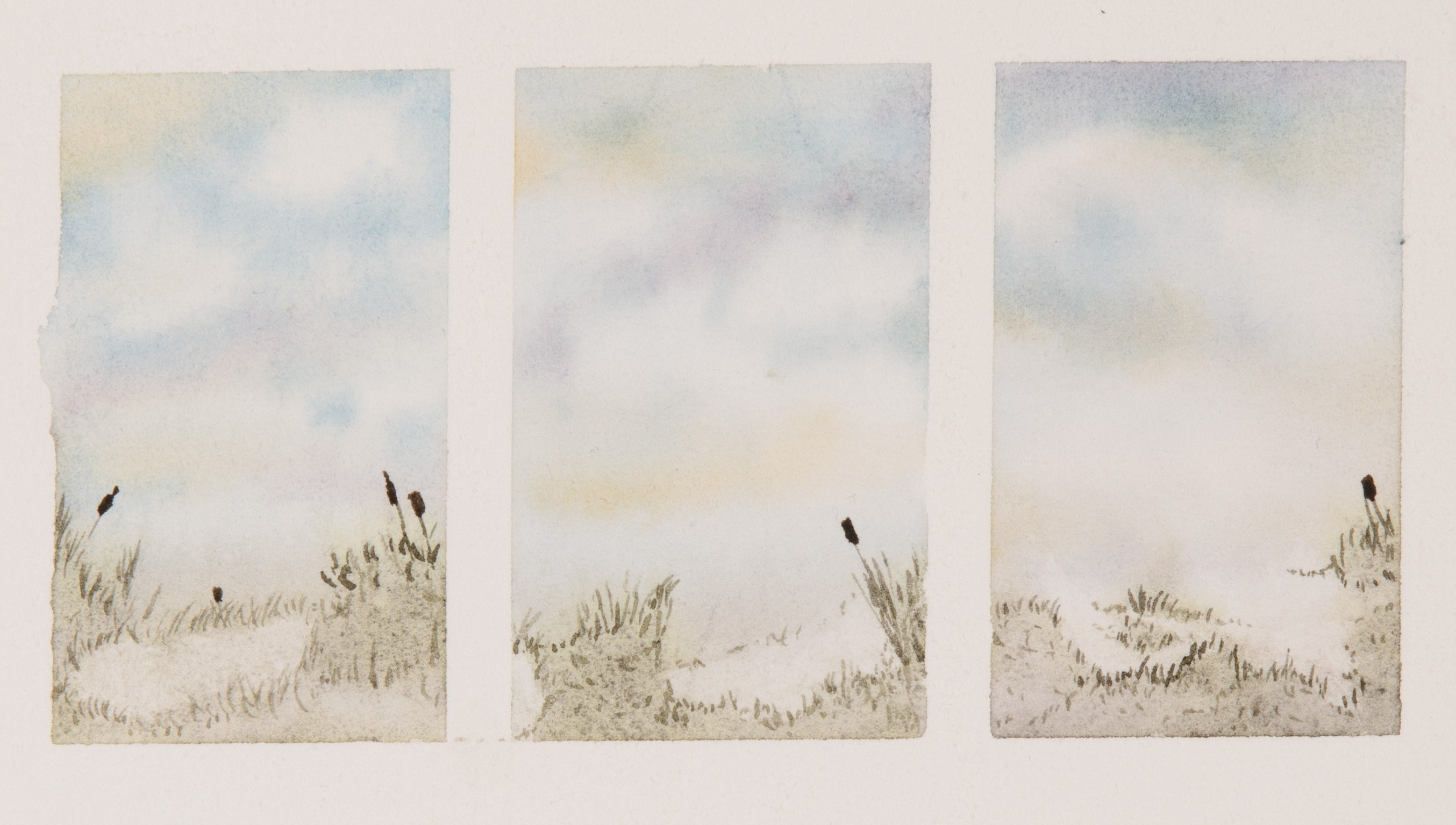 Luchten en eenvoudige zichten in aquarel! - Foto