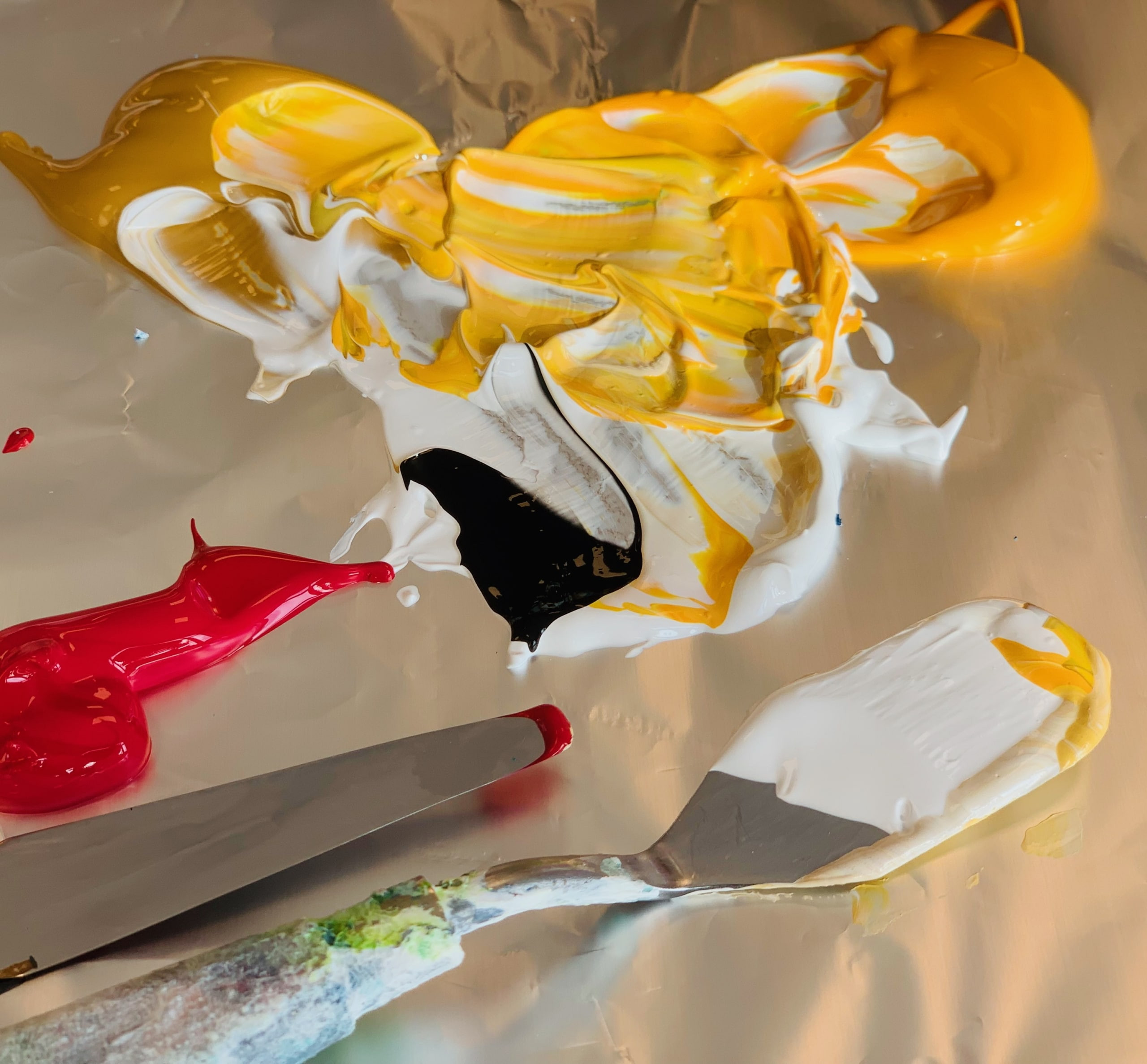 Intuïtief schilderen: vrijdag voormiddag november - Foto