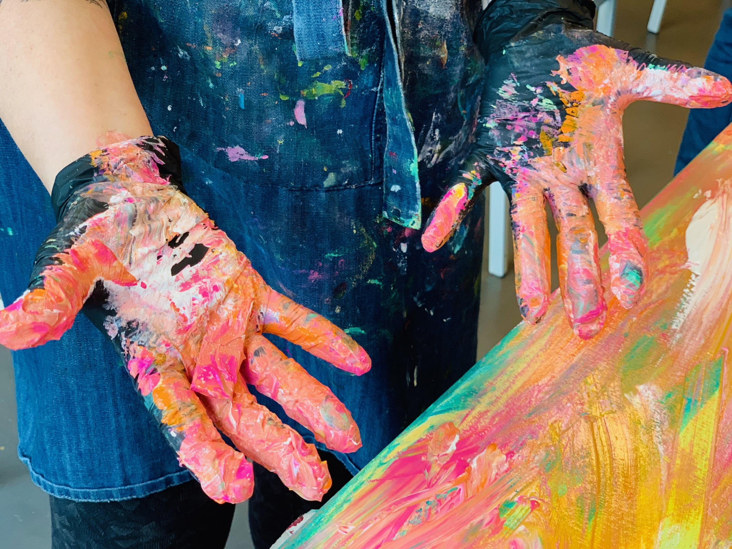 Intuïtief schilderen: vrijdag voormiddag november - Foto