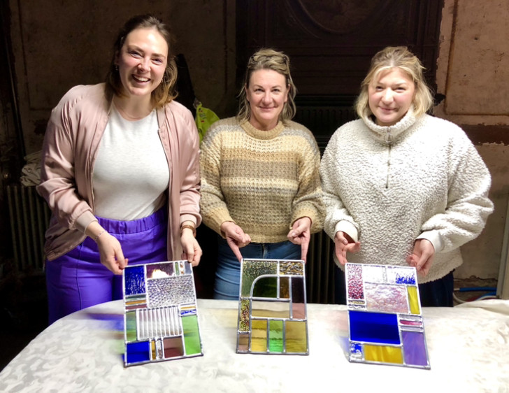 Traditioneel Glas-in-lood - Foto