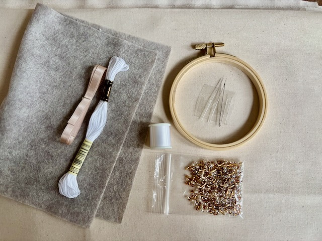 DIY Pakket: borduren met kralen voor kerst - Foto