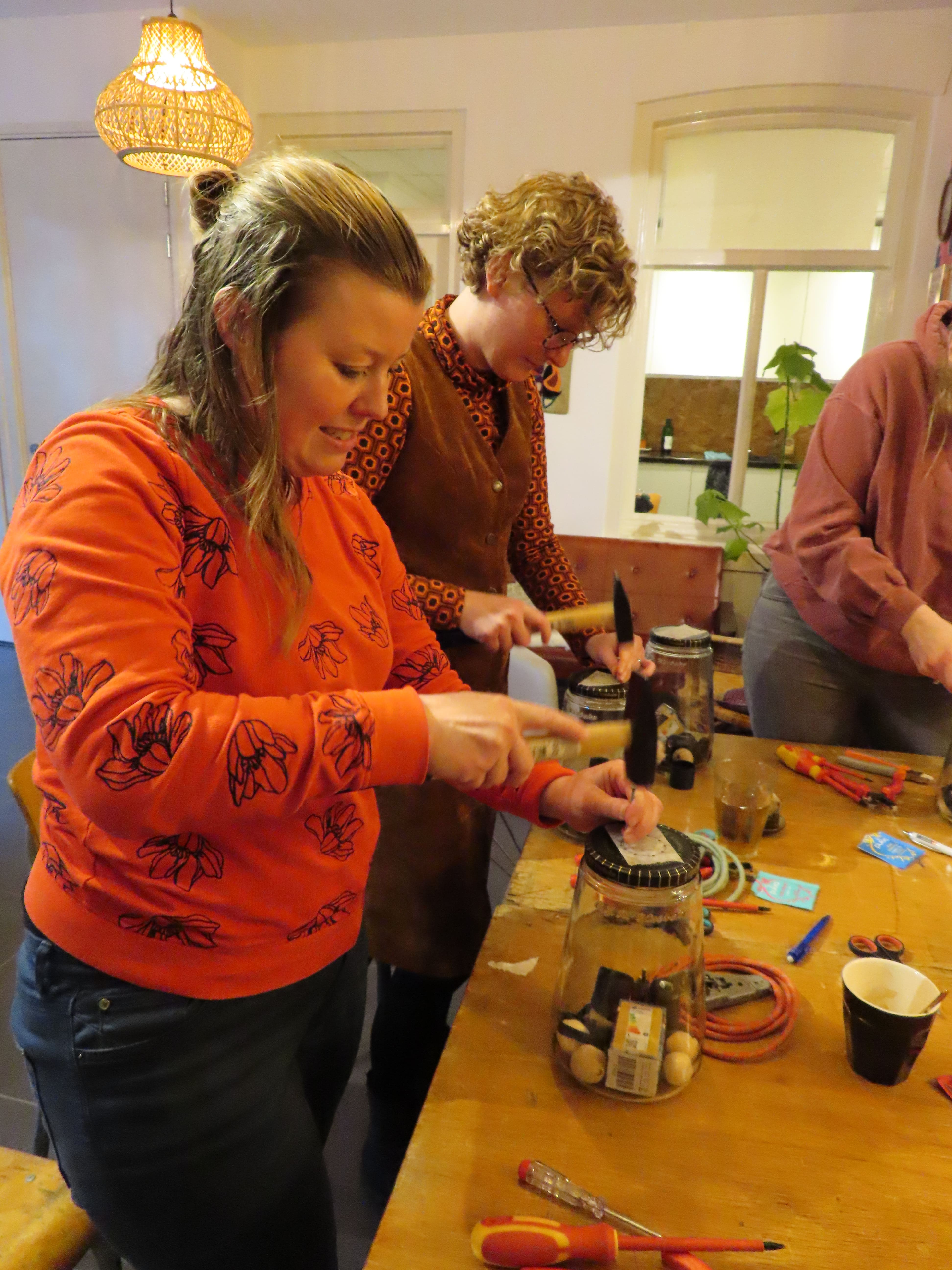 Kerstworkshop - Kerstlampje maken - Foto