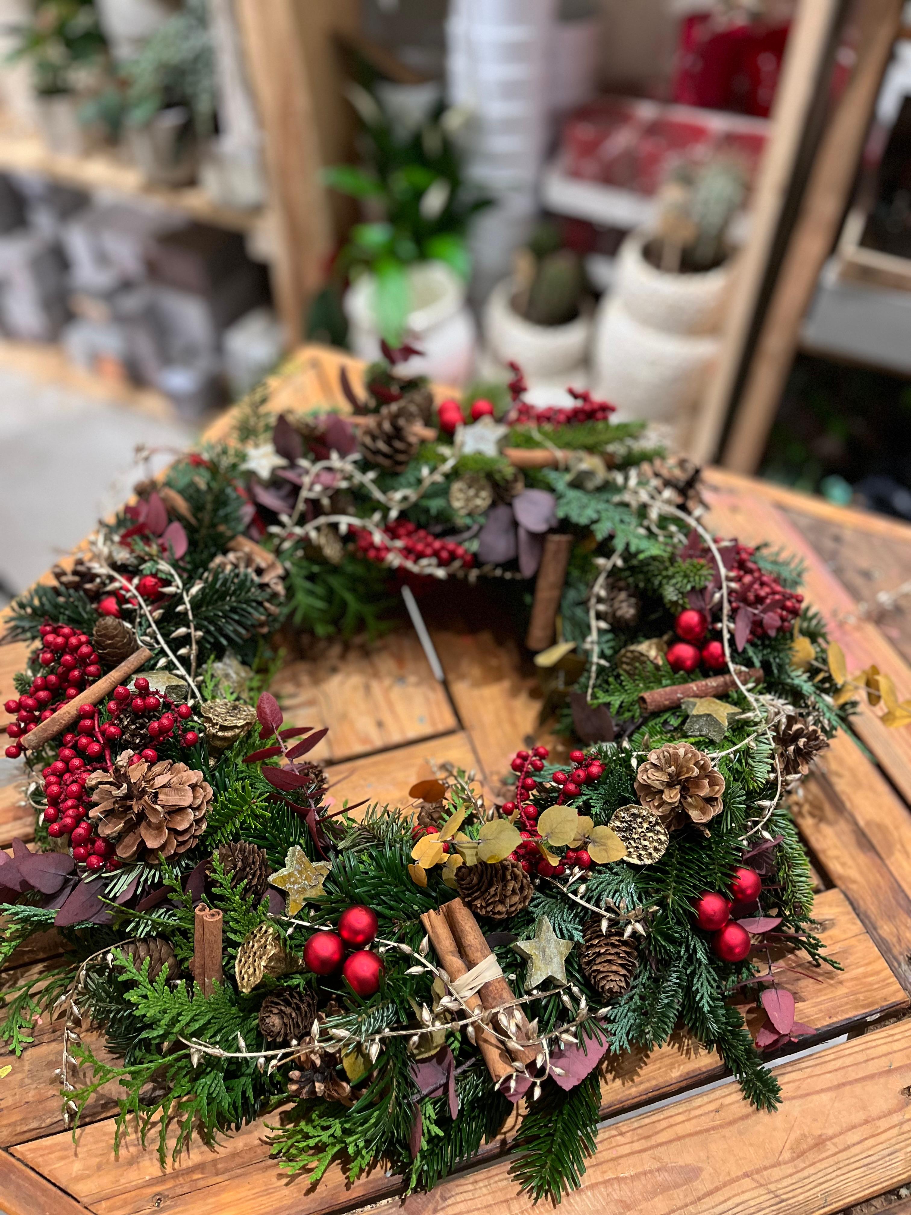 19/11 - Workshop kerstkrans maken