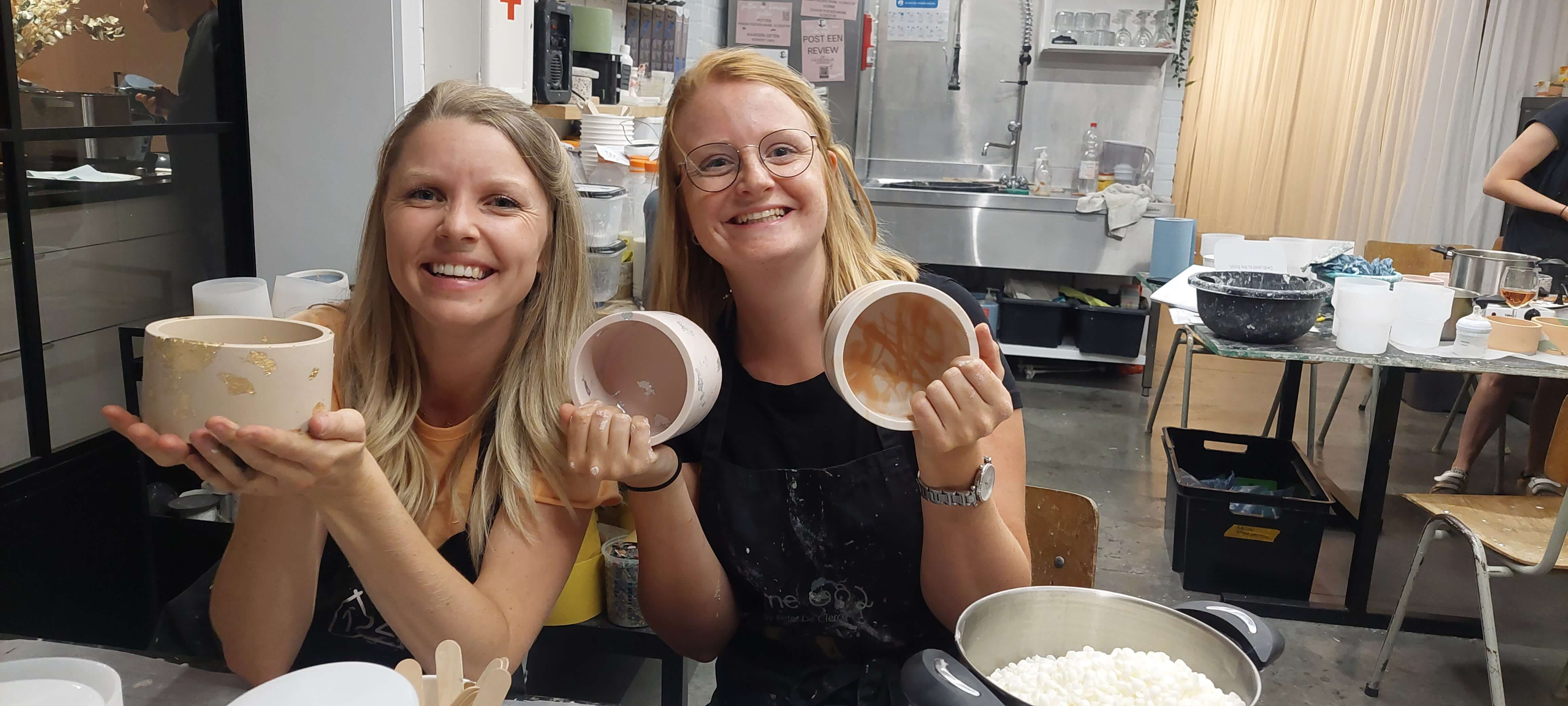 Workshop: Potten en kaarsen gieten - Foto