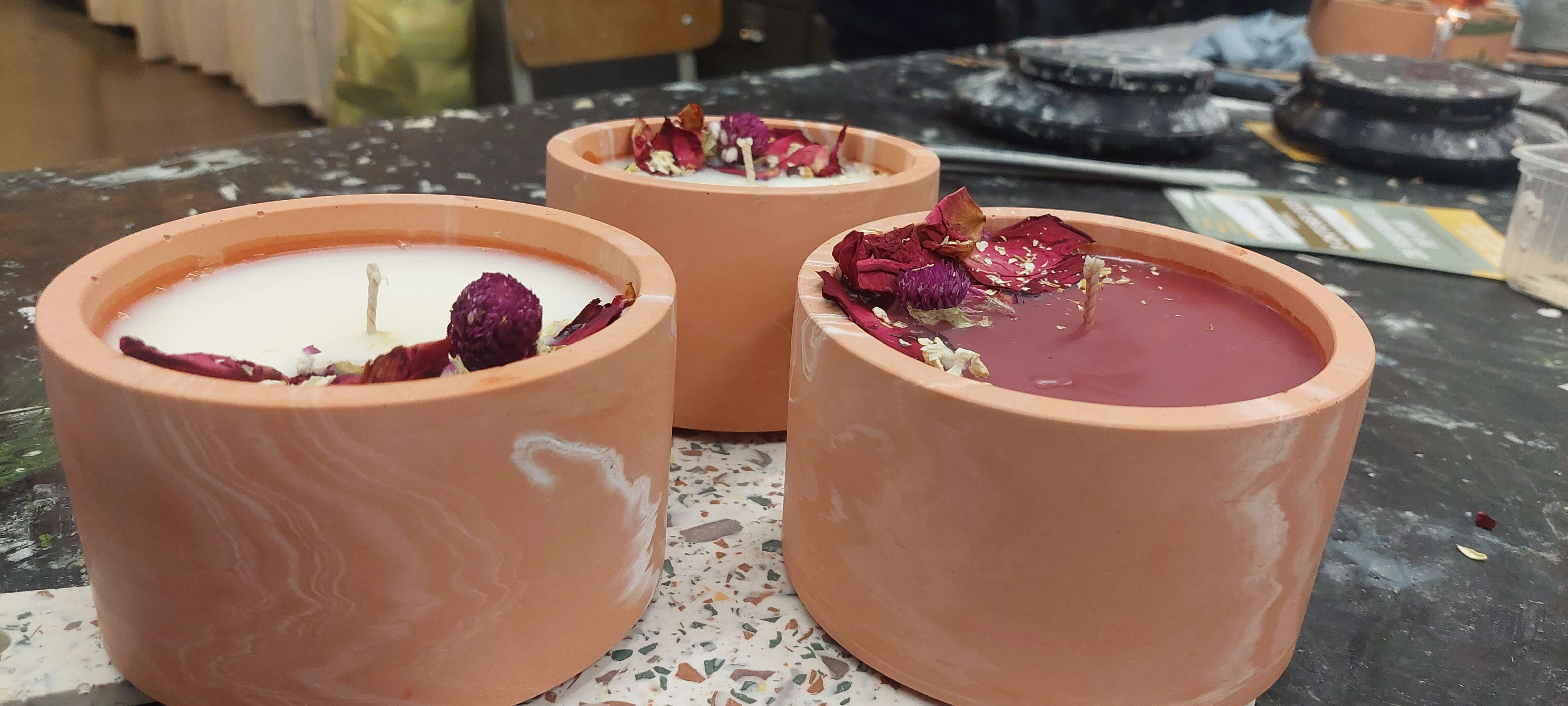 Workshop: Potten en kaarsen gieten - Foto