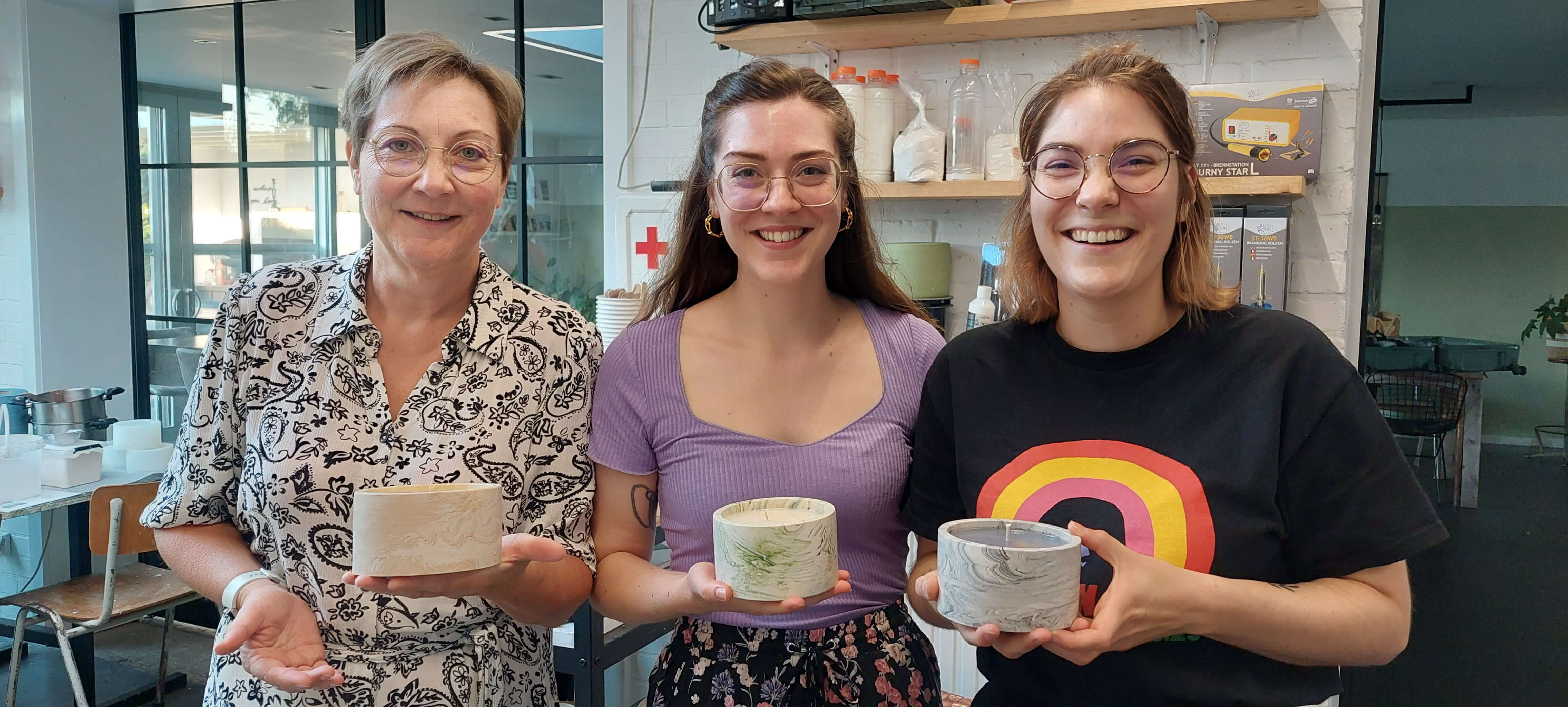 Workshop: Potten en kaarsen gieten - Foto