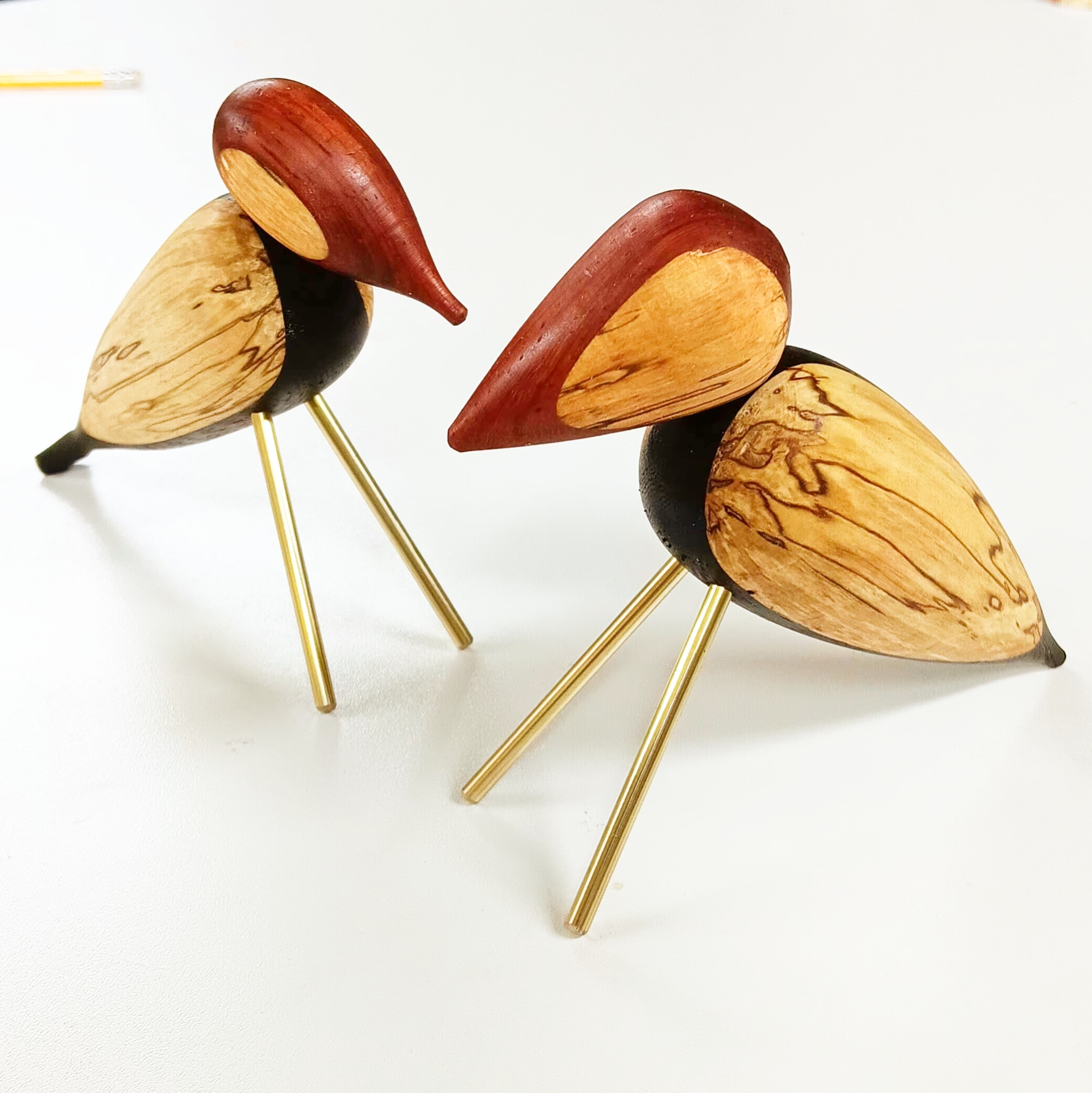 Decoratieve Huisvogels - Workshop Houtdraaien - Foto