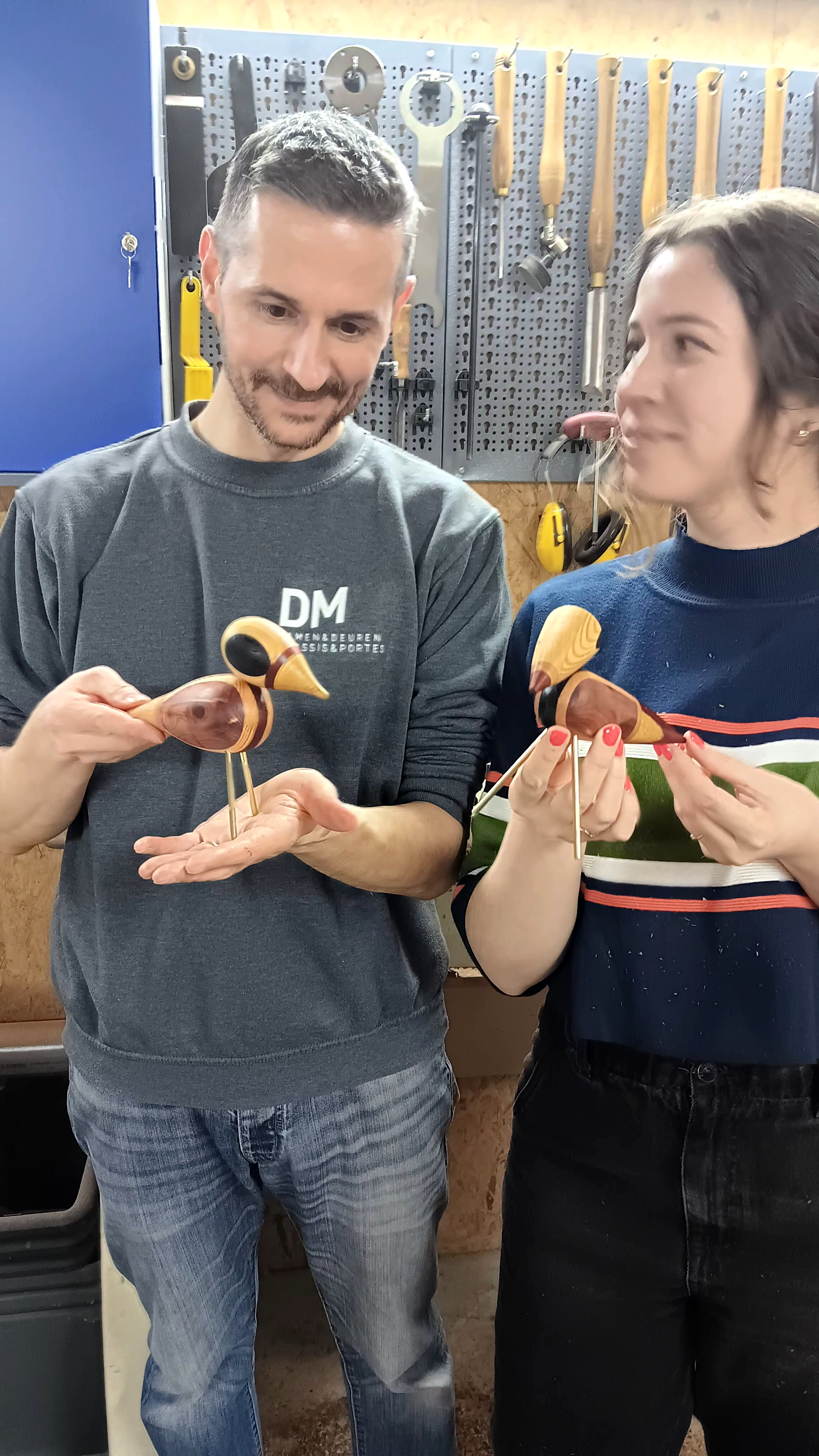 Decoratieve Huisvogels - Workshop Houtdraaien - Foto