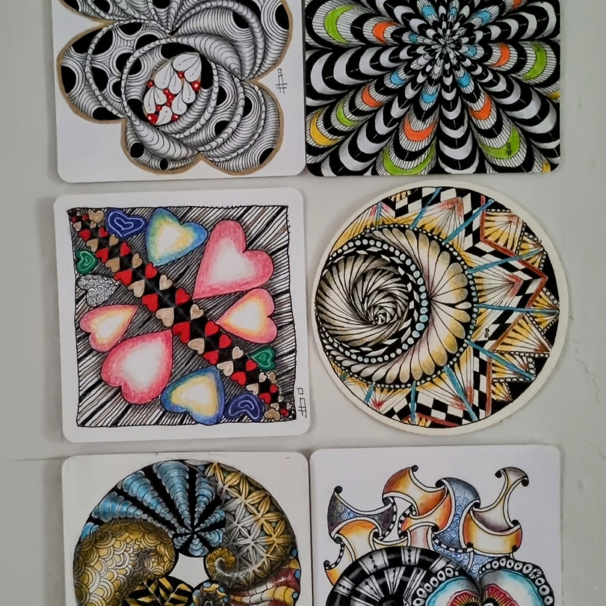 Neurographica tekenen Zen-art/ neurografics - Foto