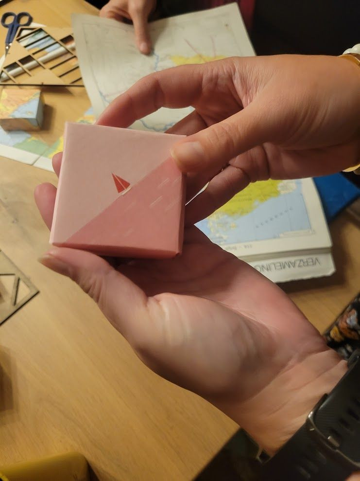 Workshop ka-doosjes plooien voor kinderen en volwassenen - Foto