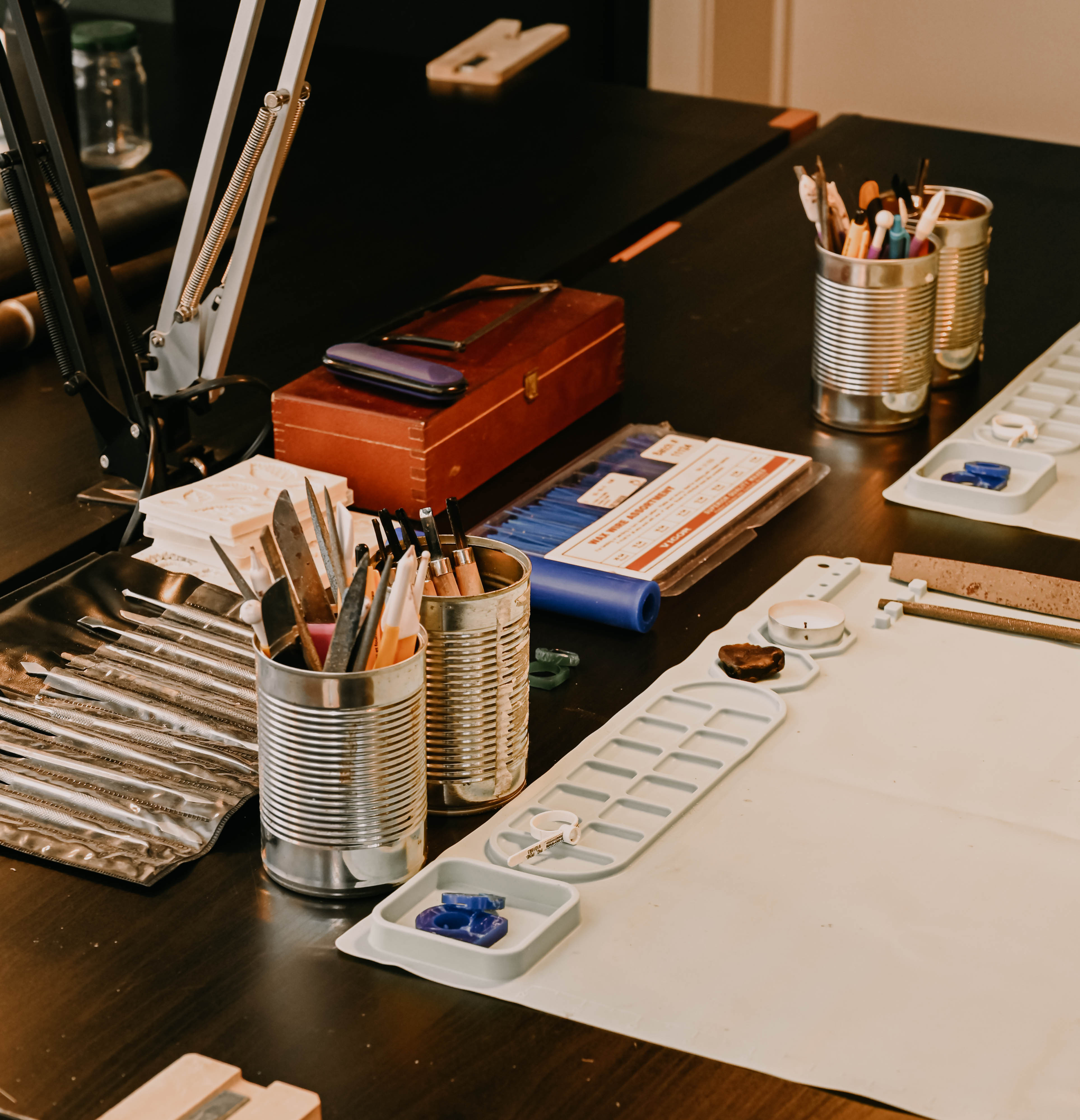 Juweel ontwerpen in was – workshop in Achel - Foto