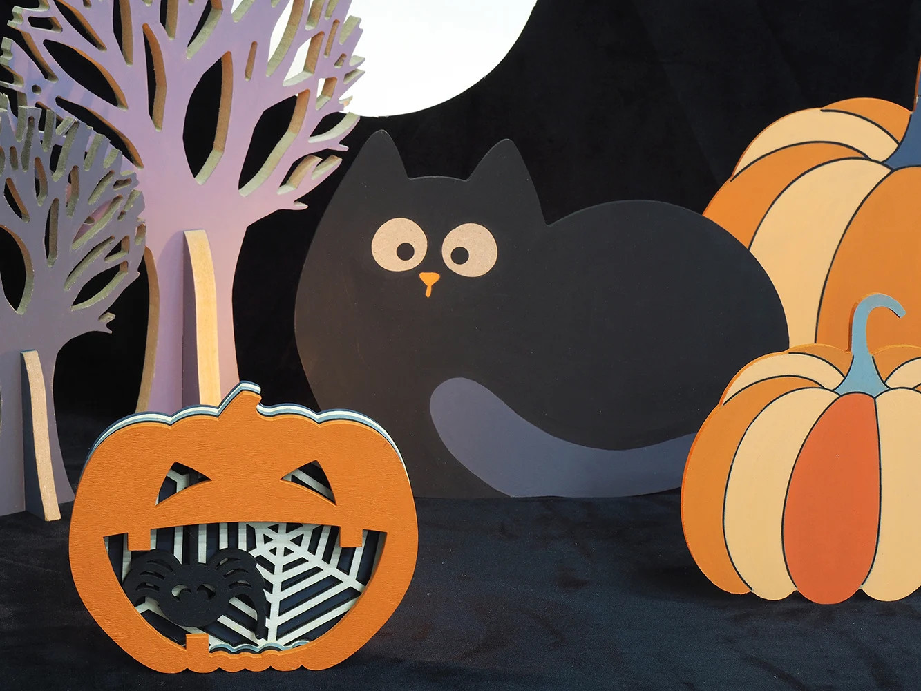 🎃 Halloween Verfset voor Kinderen – Pompoen of Lantaarn DIY Pakket - Foto