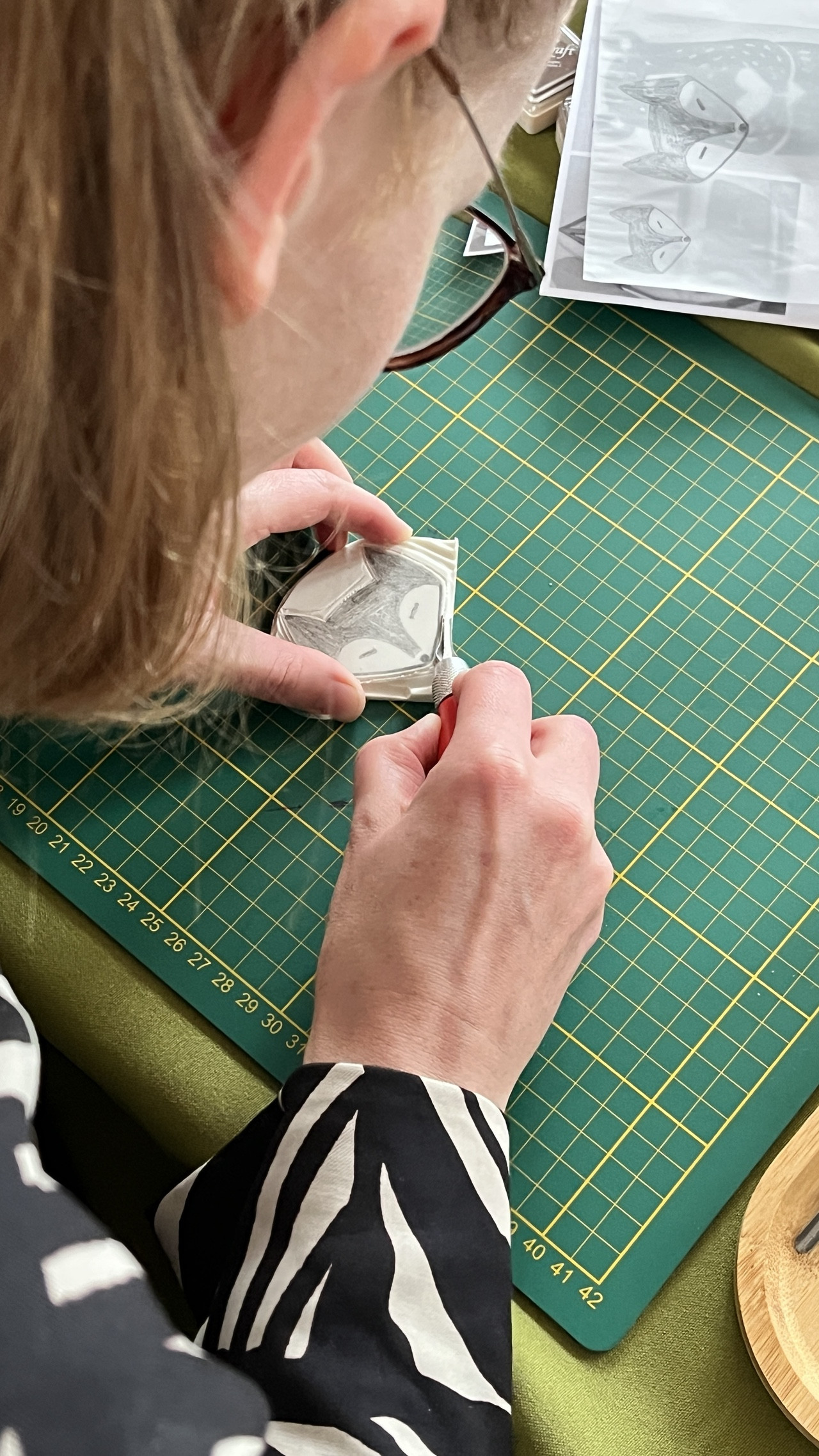 Babyshower Blockprinten op Rompers, Vlaggenlijn of Hydrofiele doeken - Foto