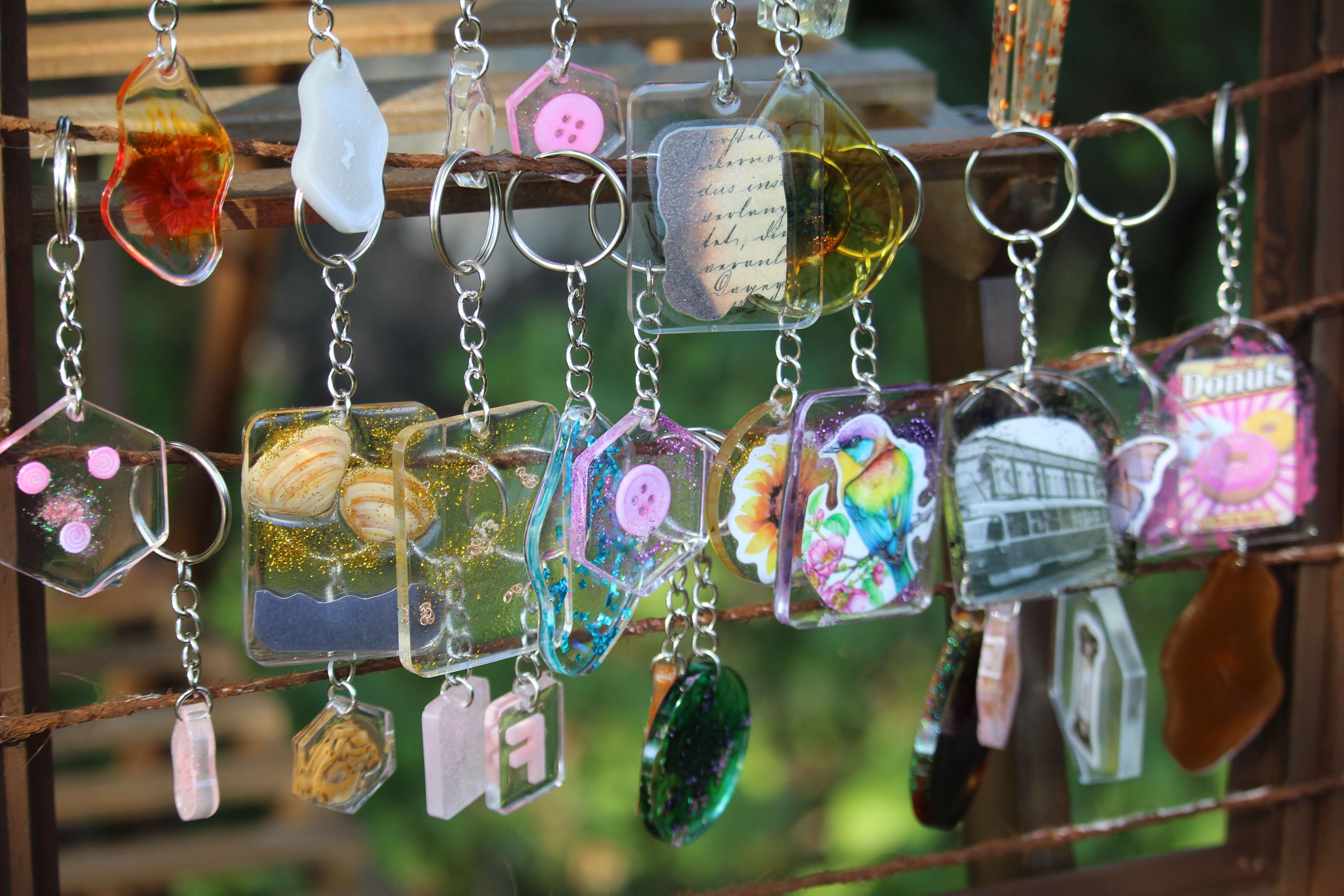 oorbellen en/of (sleutel)hangers - Foto