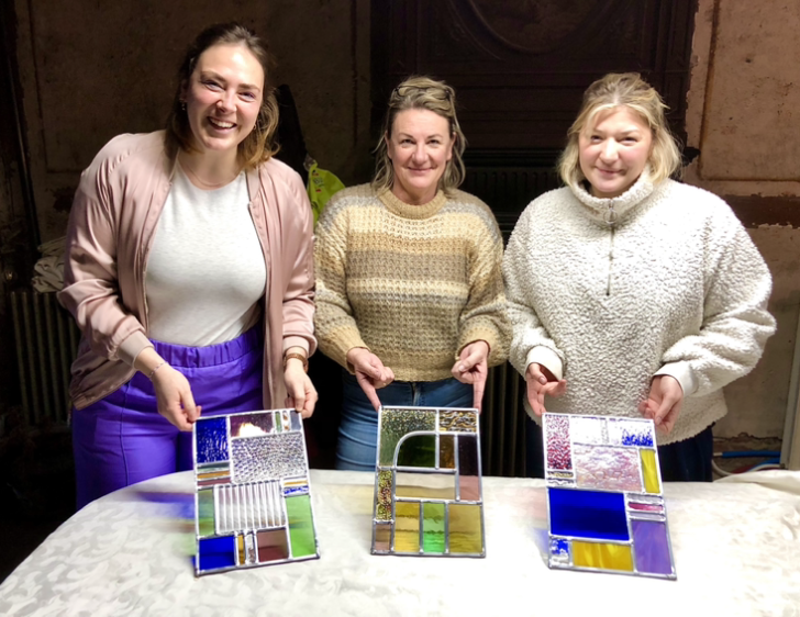 Traditioneel Glas-in-lood - Foto