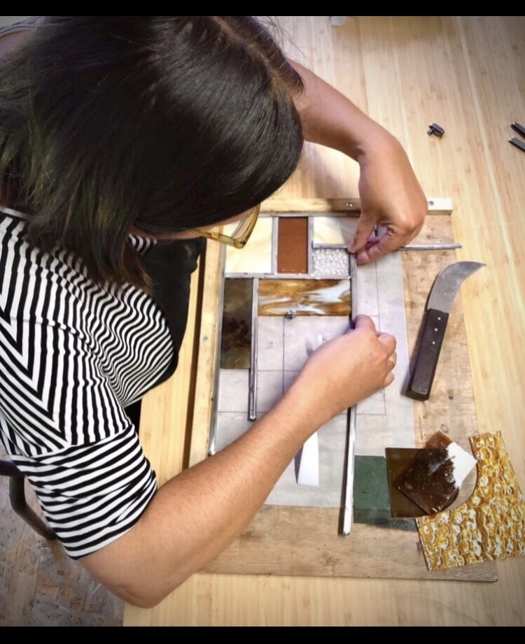 Traditioneel Glas-in-lood - Foto