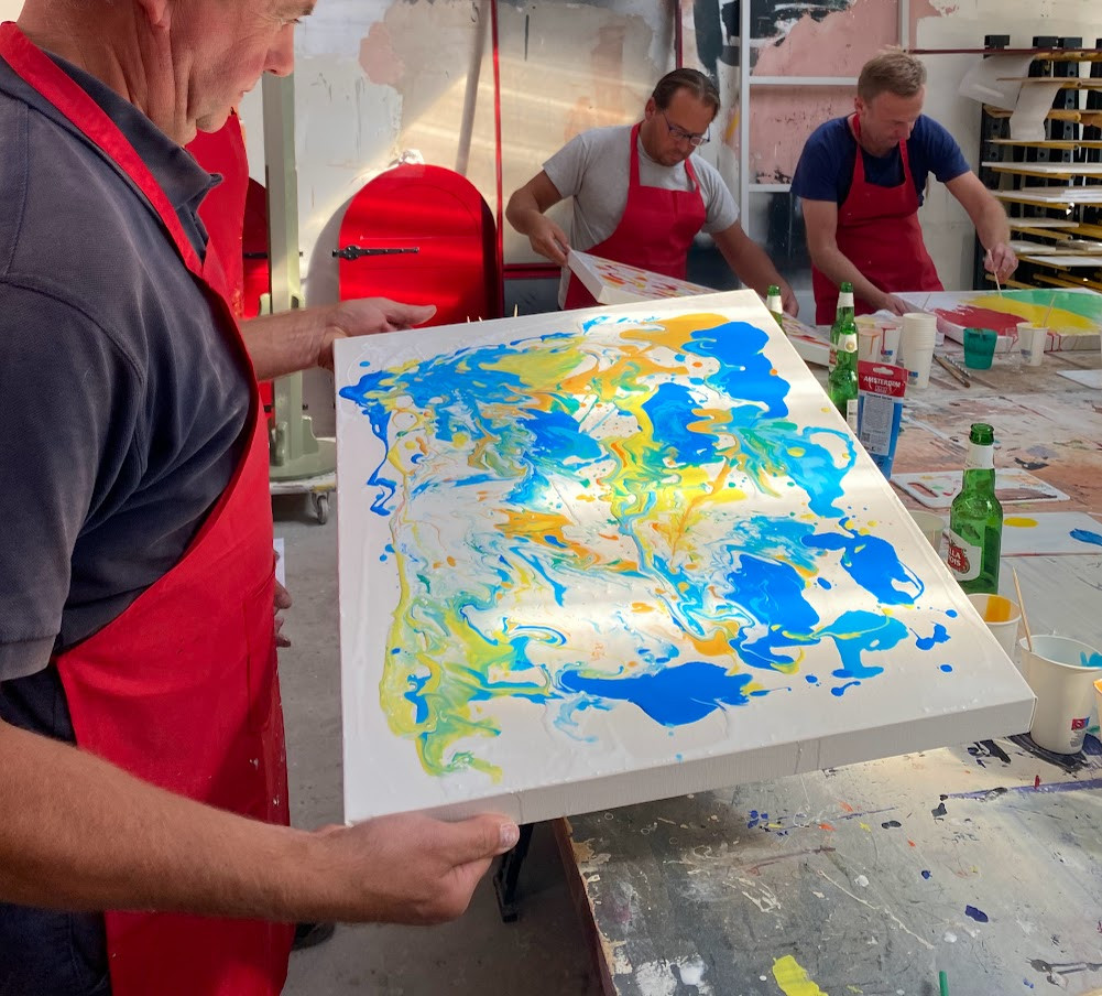 Workshop Abstract schilderen - Foto