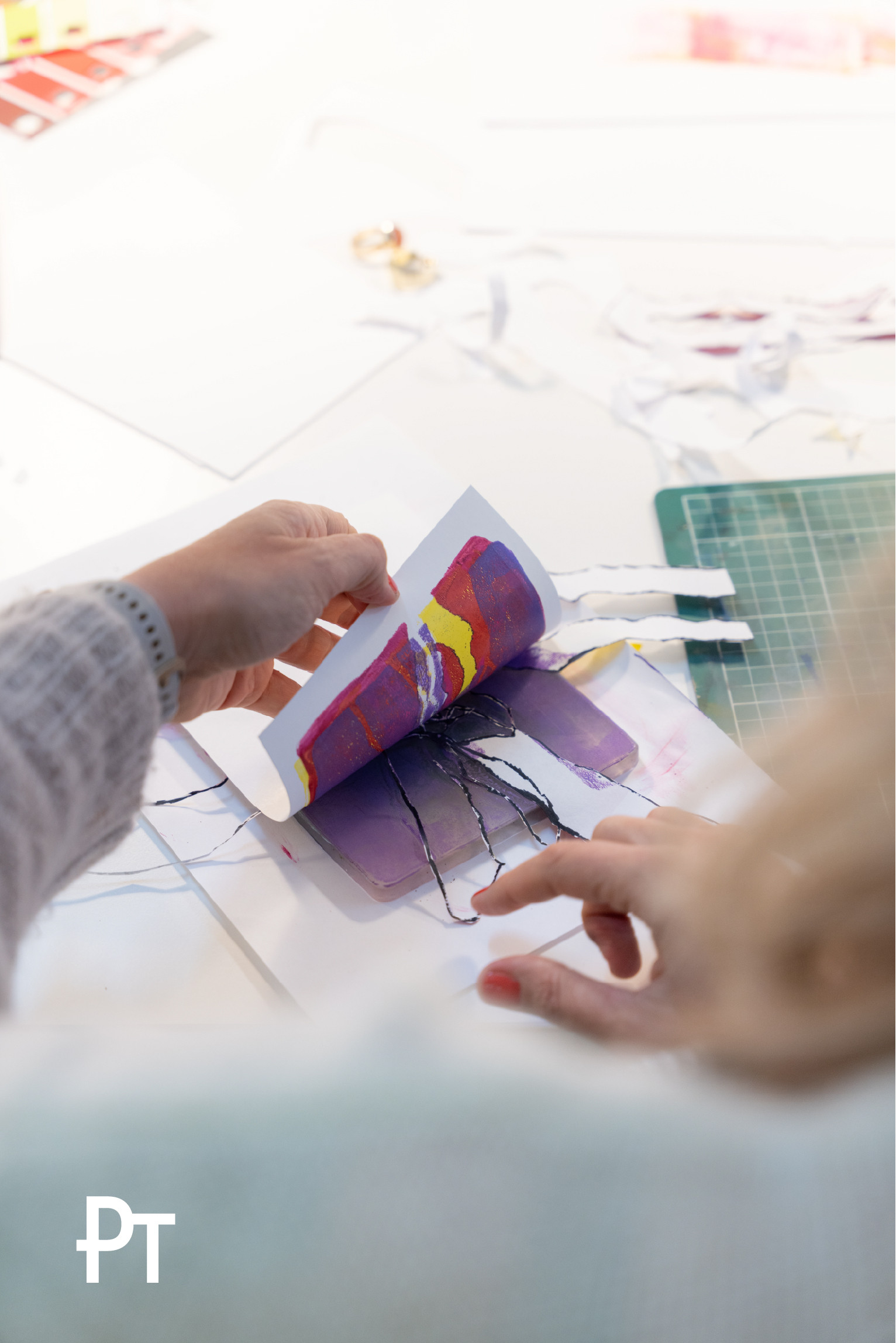 Gel Printing: boost je creativiteit - Foto