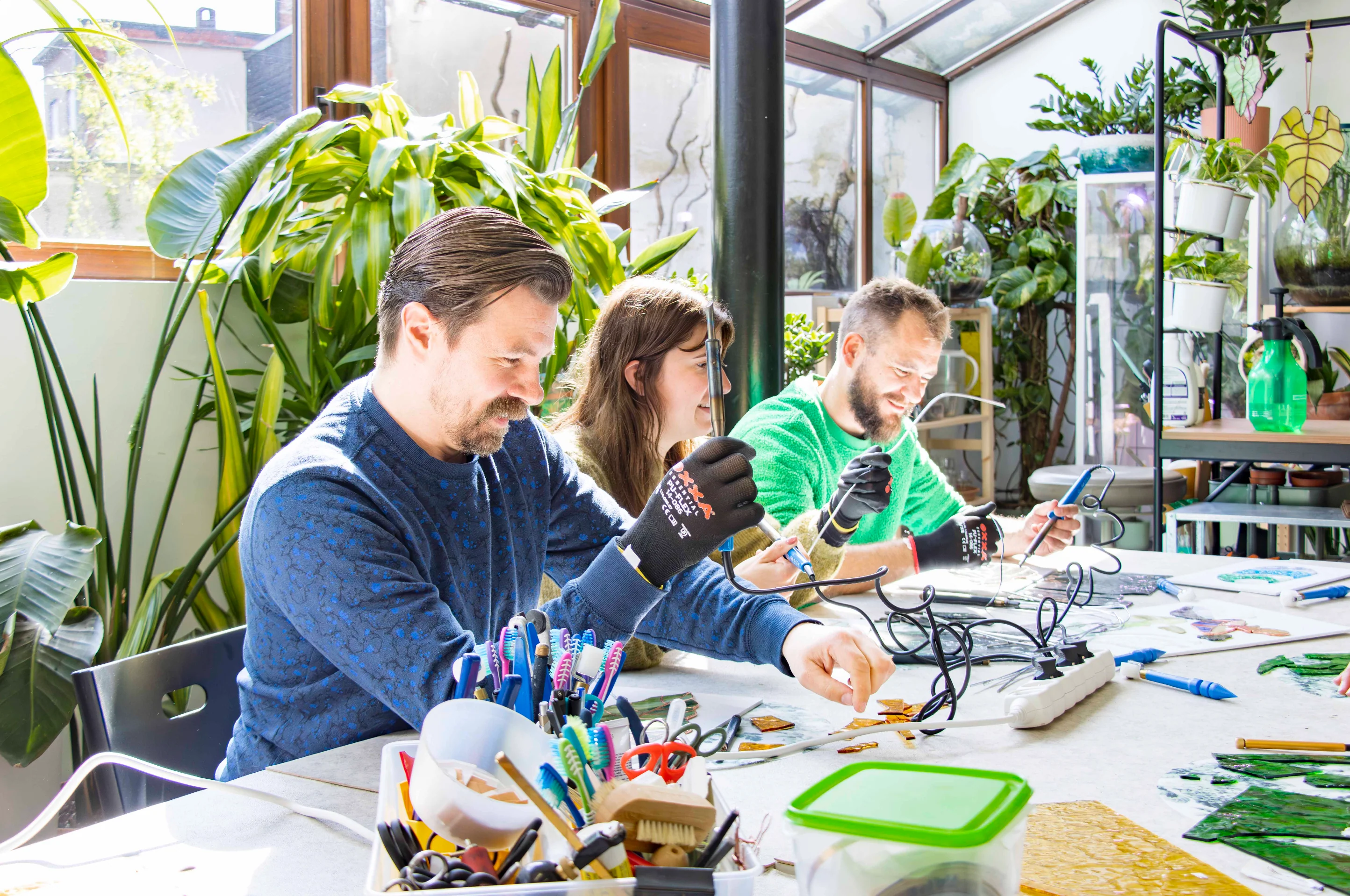 Workshop glas-in-lood - Maak je eigen unieke glasraam (3u) - Foto