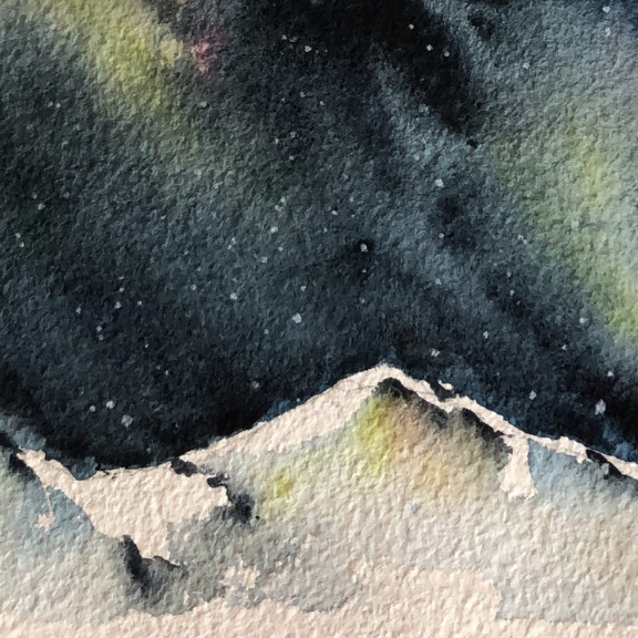 Workshop aquarel: Noorderlicht - Foto