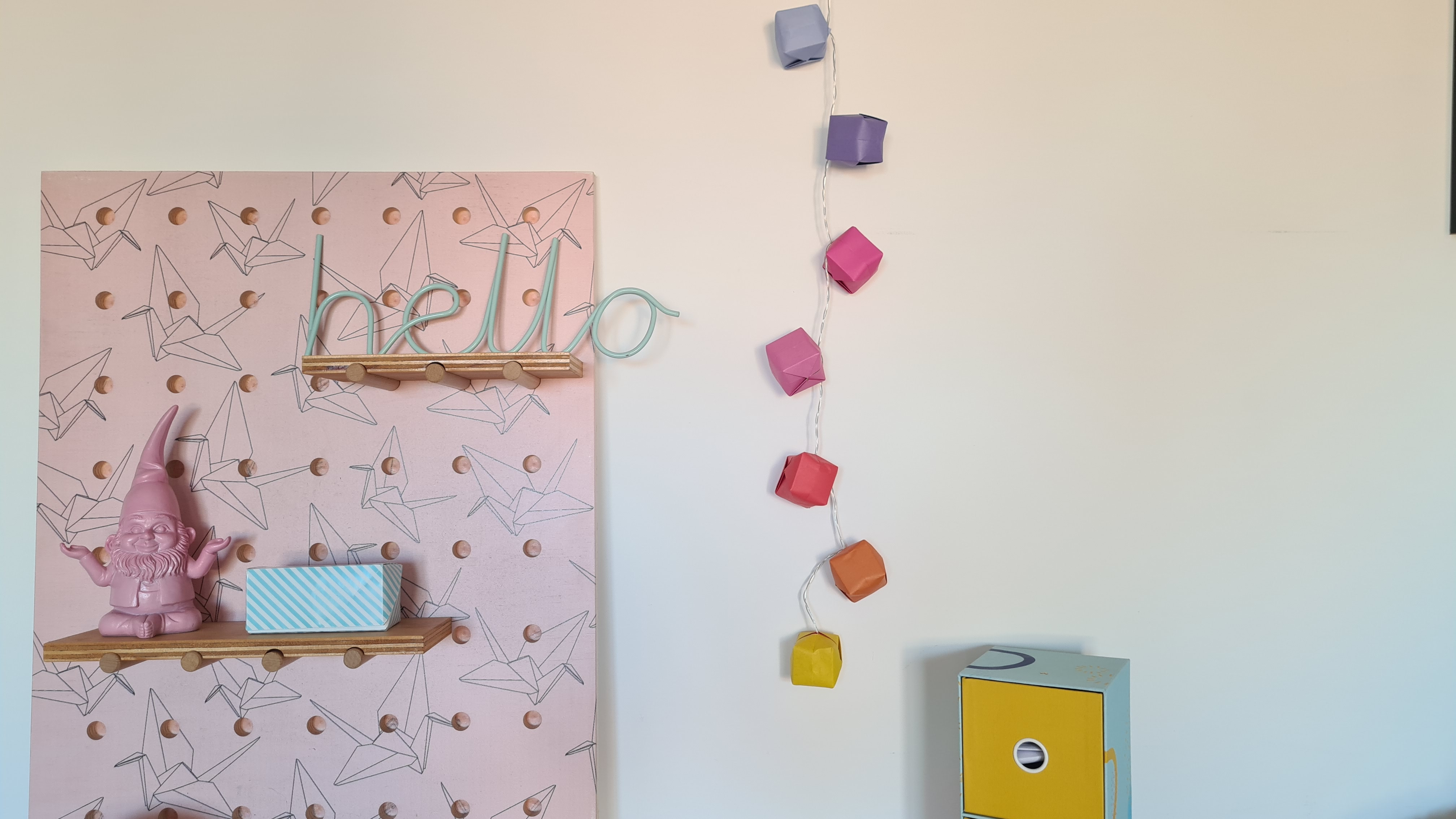 Workshop DIY pakket: Origami lichtslinger - Foto