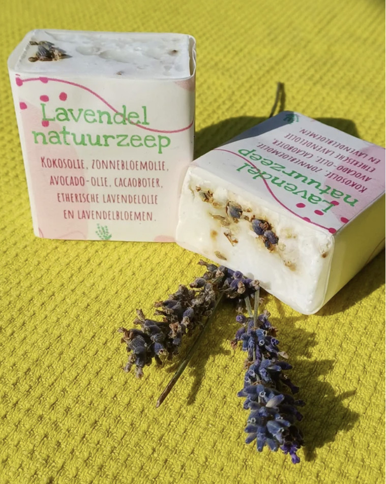 Biologisch lavendel natuurzeep - Foto