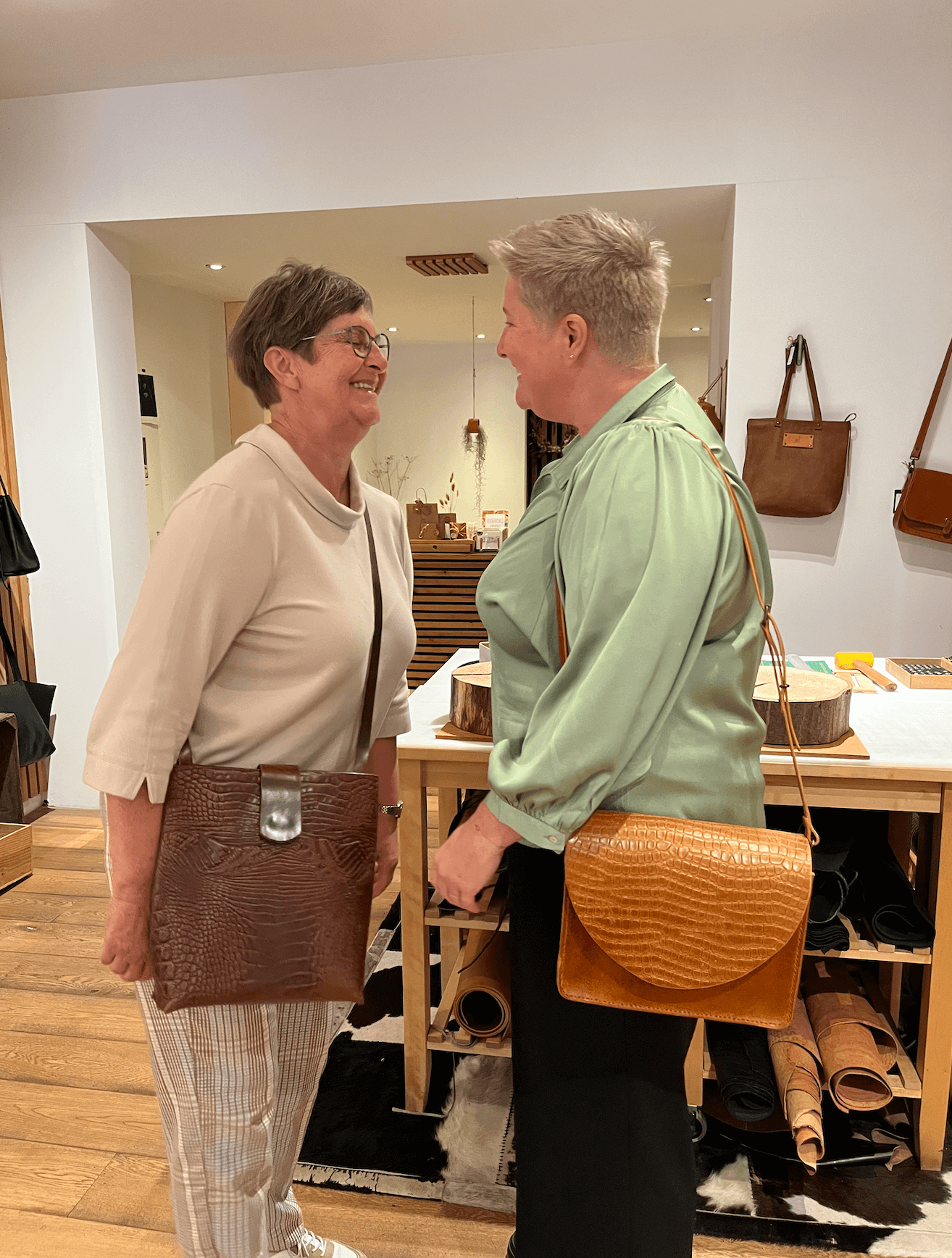 Workshop lederen handtas maken