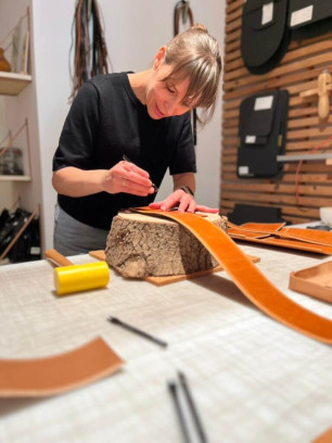 Workshop lederen handtas maken