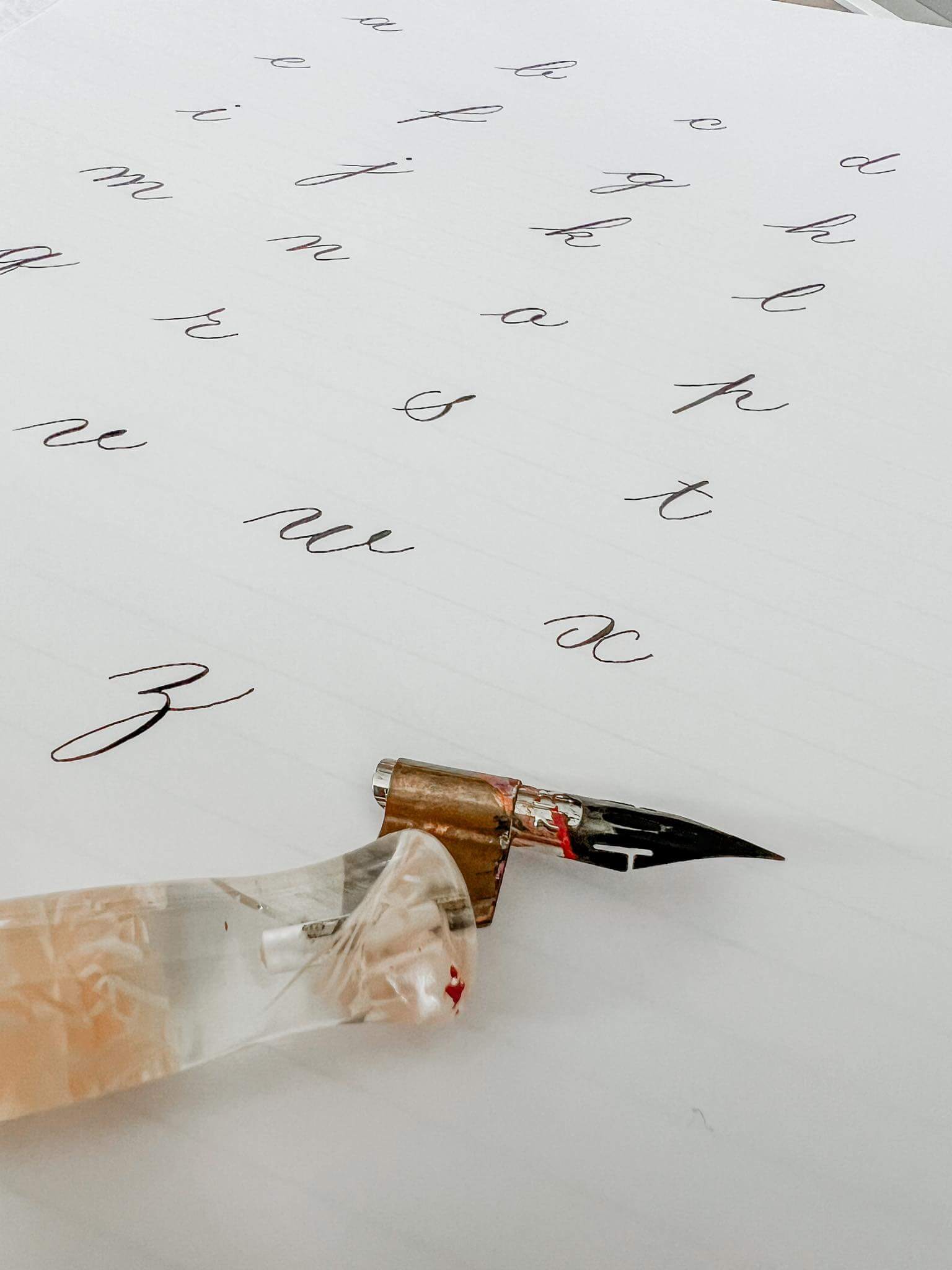 Mini-workshop Copperplate Kalligrafie Basis - Foto