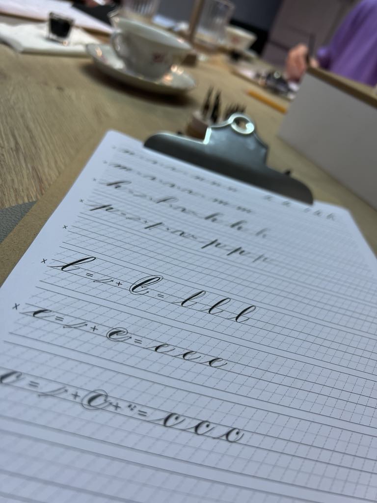 Mini-workshop Copperplate Kalligrafie Basis - Foto