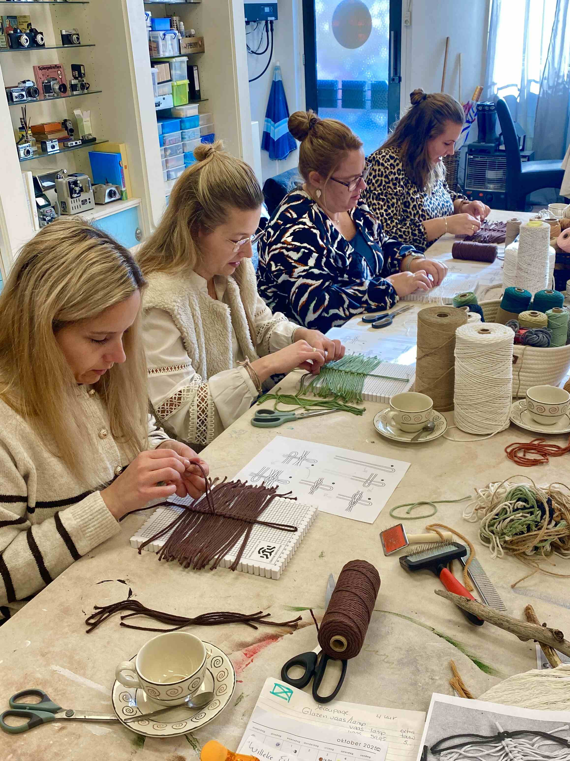 Macramé veren knopen - Foto