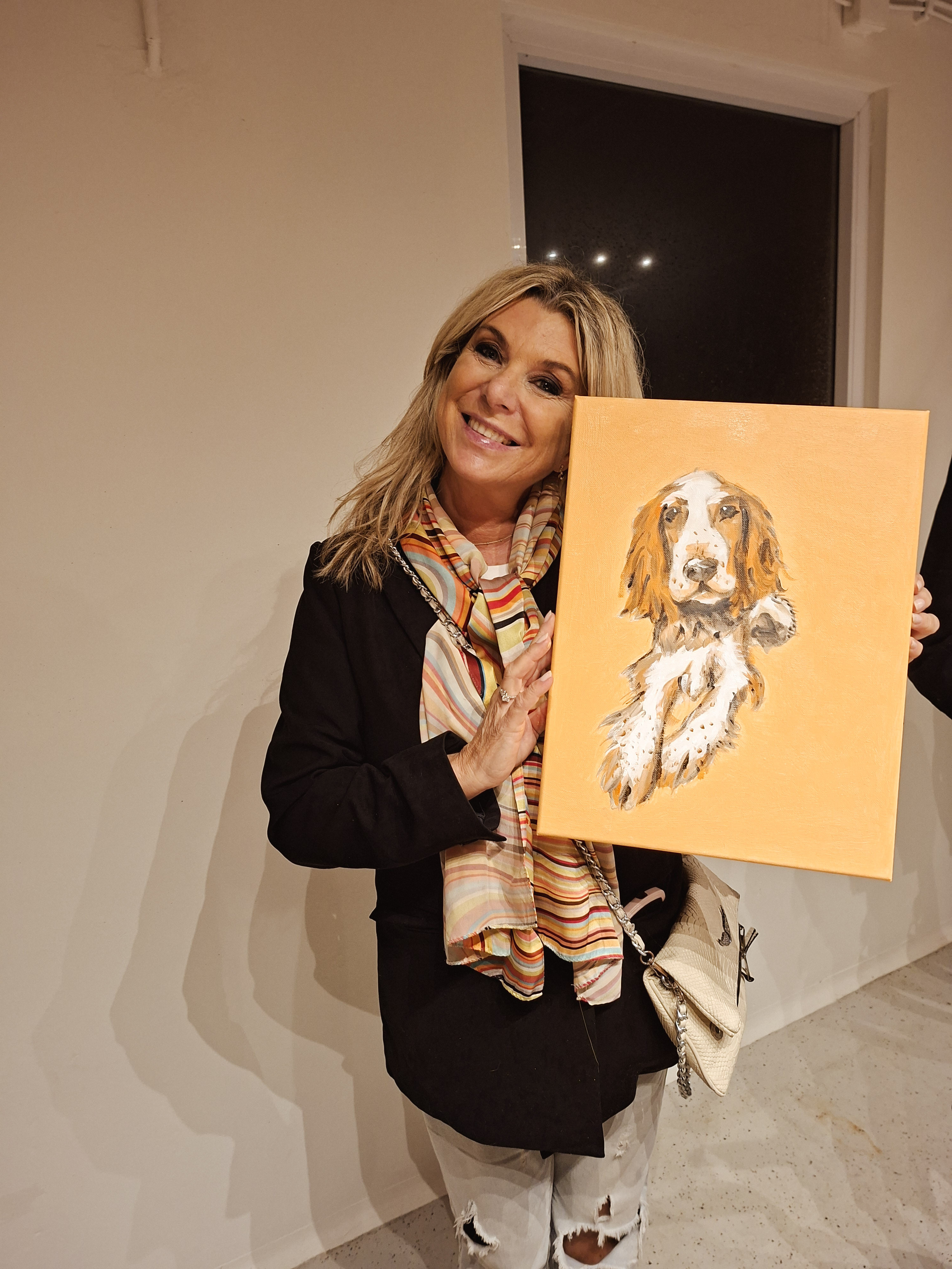 Paint your pet & Sip - Zet je huisdier letterlijk in de verf! - Foto