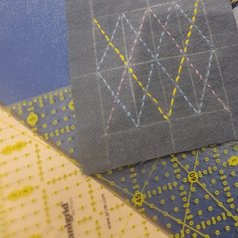 Workshop Sashiko Visible Mending bij REST - Foto