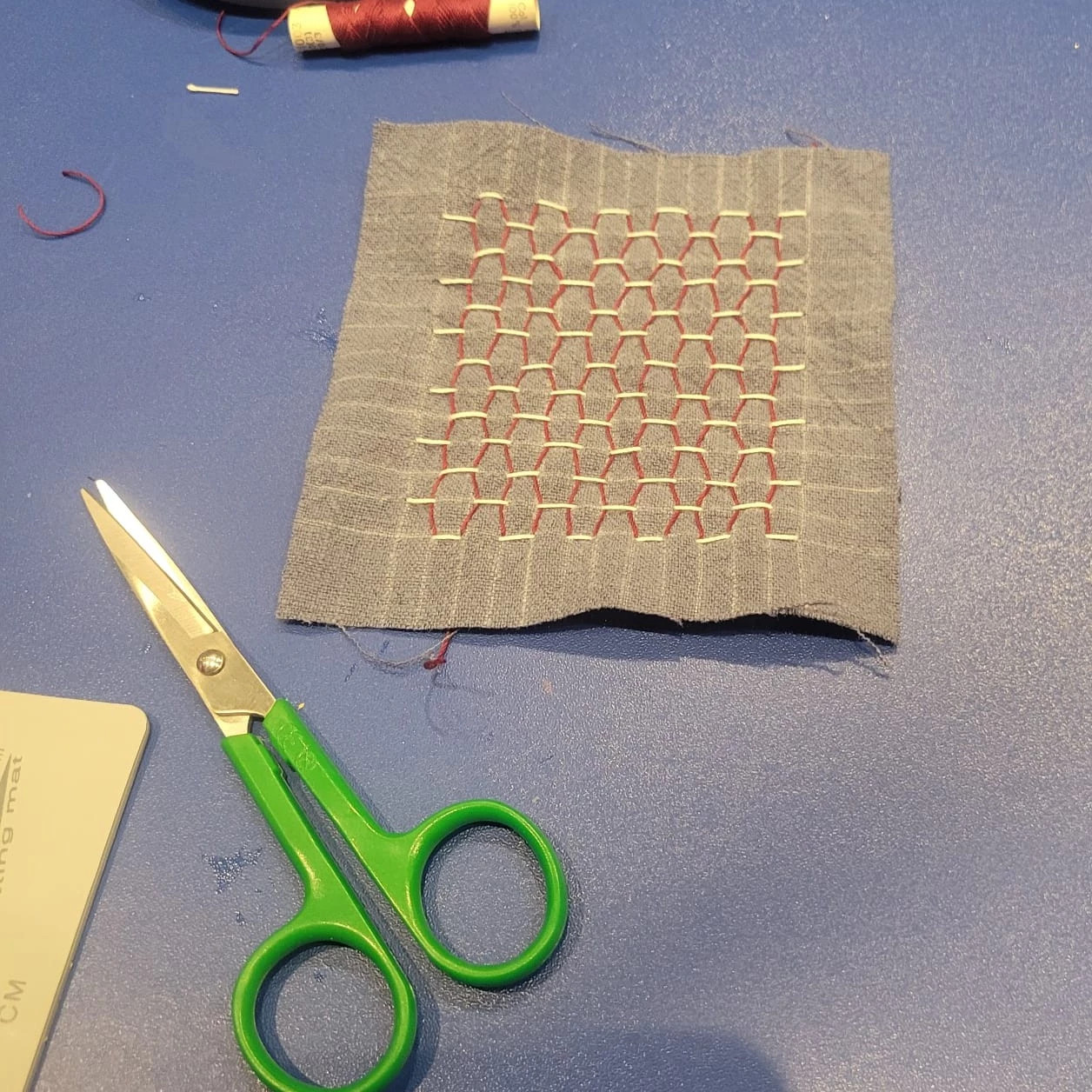 Workshop Sashiko Visible Mending bij REST - Foto