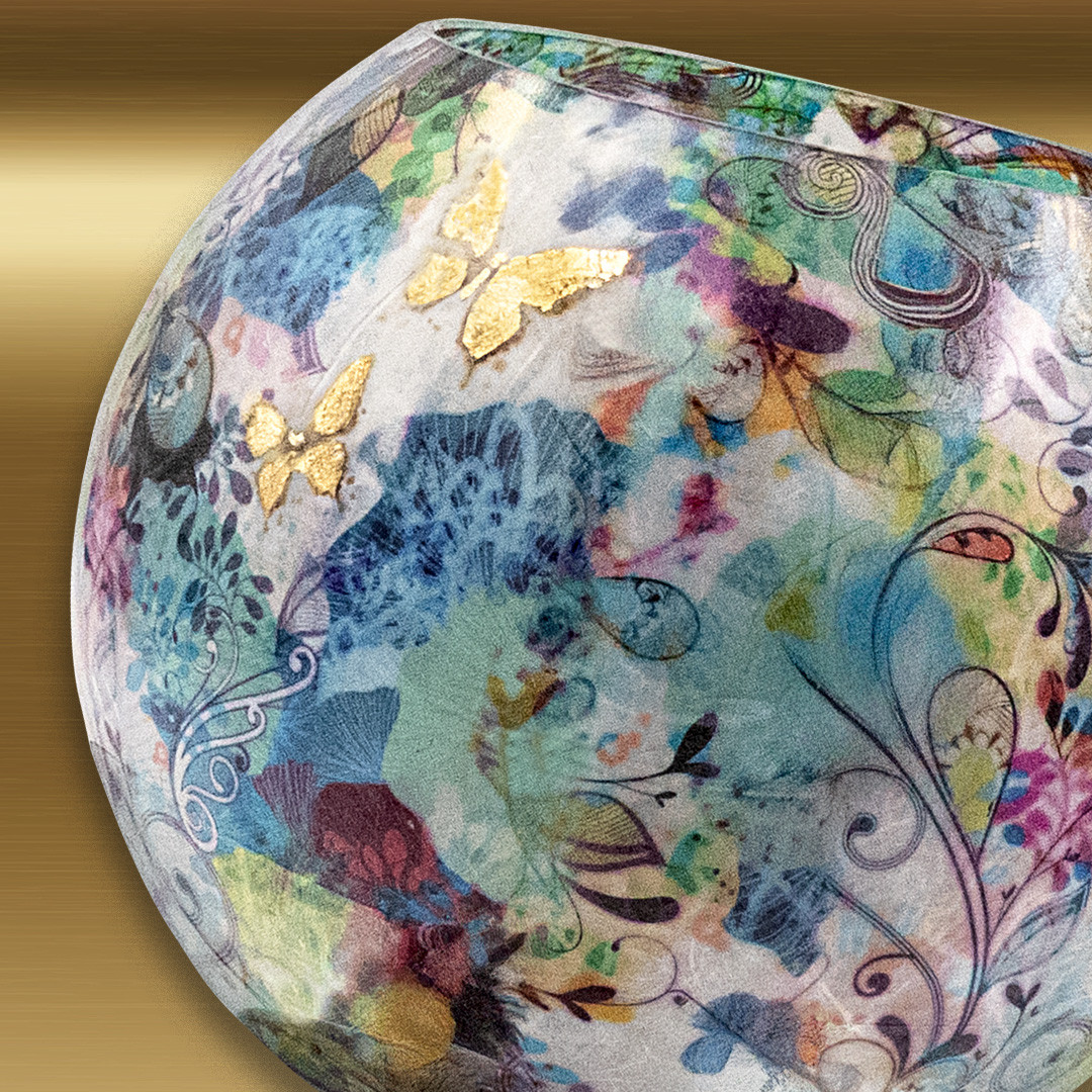 Workshop rijstpapier op glas - Foto