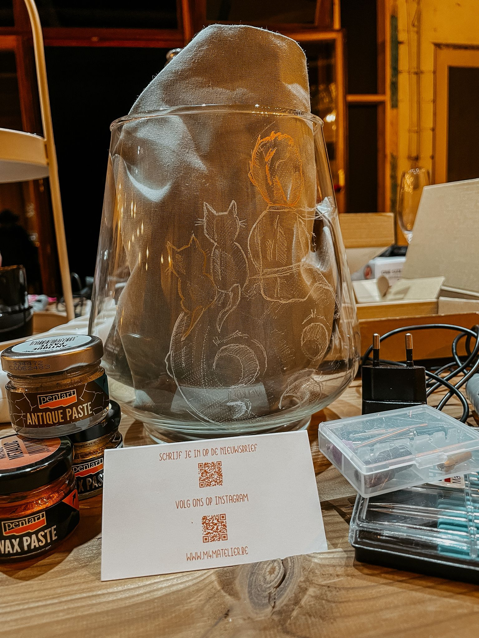 Glas graveren - Foto