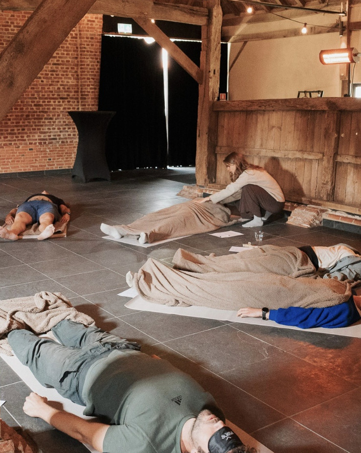 Mindfulness ademwerk en ijsbad workshop in de natuur - Foto